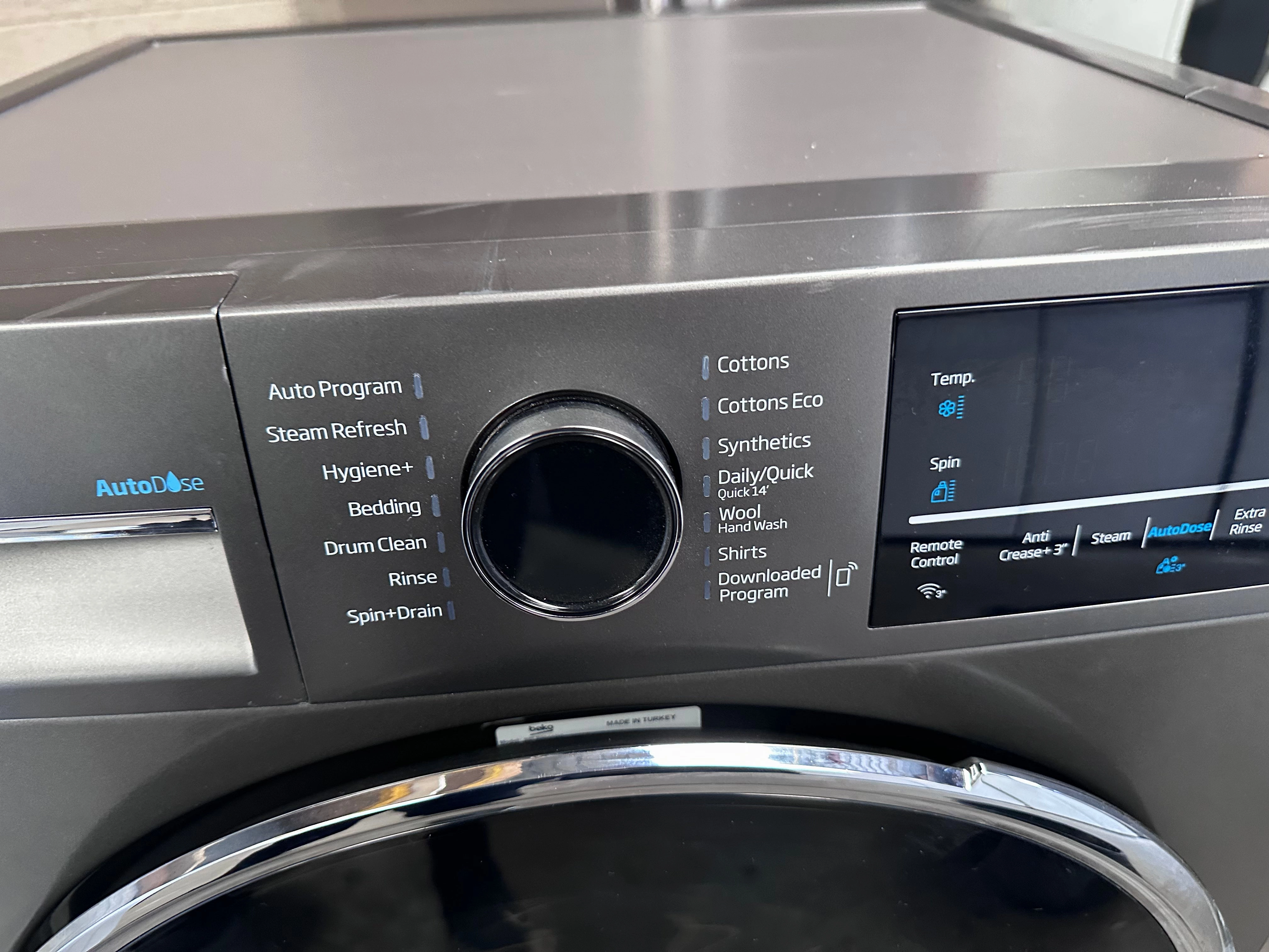 Beko BFLB904ADG 9kg Auto Dose Front Load Washing Machine (Graphite) [FACTORY SECOND]