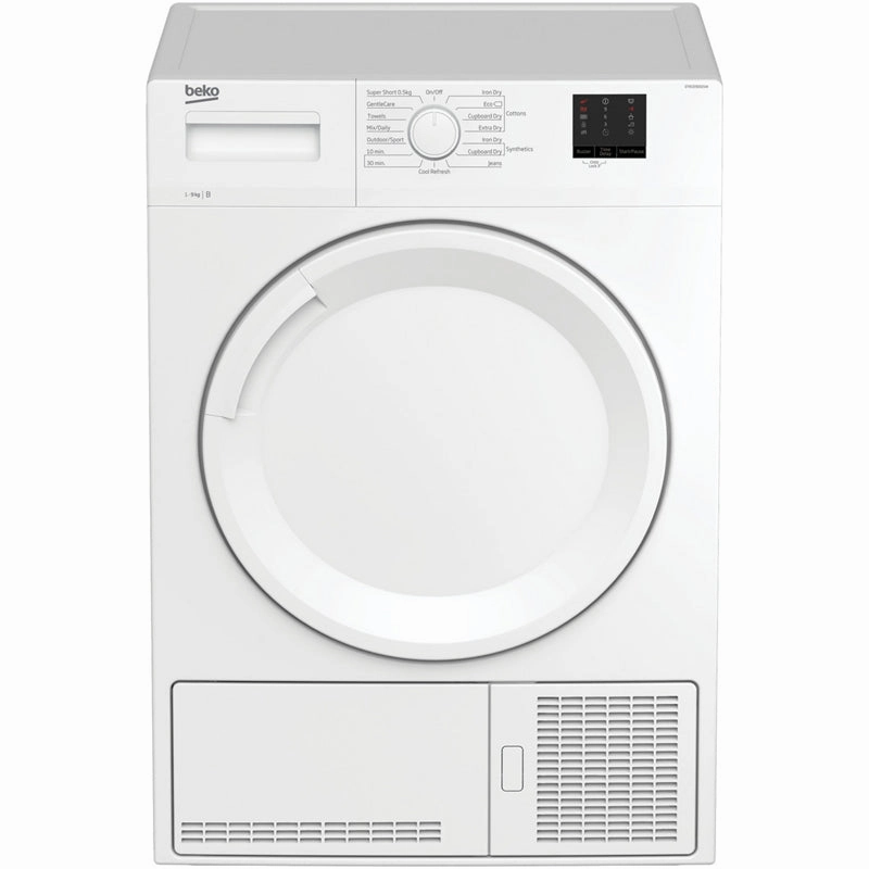 Beko DTKCE90021W 9kg Condenser Tumble Dryer with Sensor Programmes White