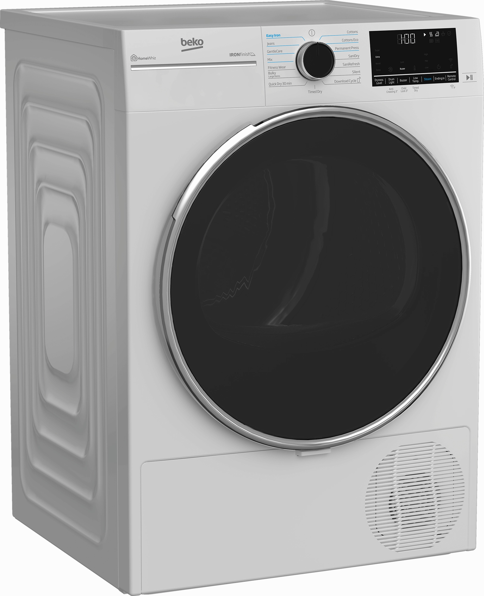 Beko HPD24414W 24" Heat Pump Ventless Front Load Dryer