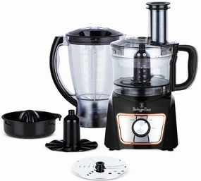 Belinger Haus Food Processor 8 in 1, 500Watts, 1.5Lit, Black