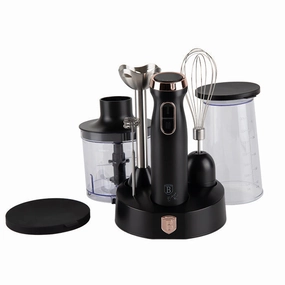 Belinger Haus Hand Blender 6Pcs Set, Black