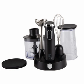 Belinger Haus Hand Blender 6Pcs Set, Black