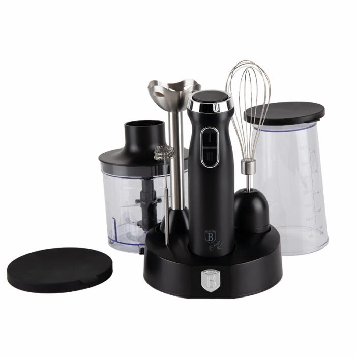 Belinger Haus Hand Blender 6Pcs Set, Black