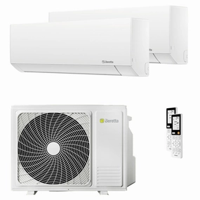 Beretta BREVA E dual split 9000 9000 BTU inverter A   air conditioner 5 kW external unit