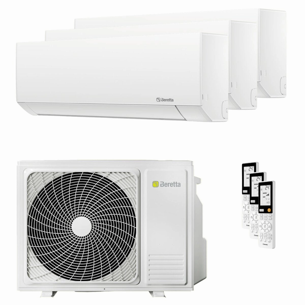 Beretta BREVA E trial split air conditioner 9000 9000 12000 BTU inverter A   external unit 5.5 kW