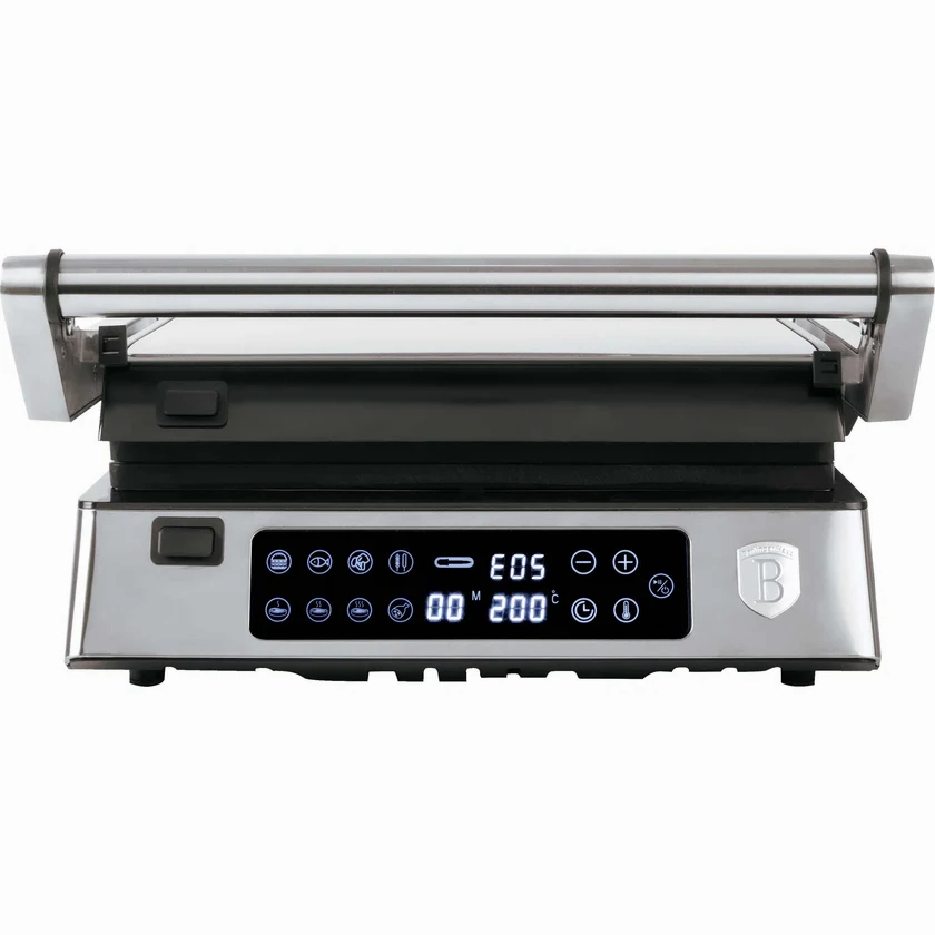 Berlinger Haus Electric Digital Grill, 2000Watts, Stainless steel