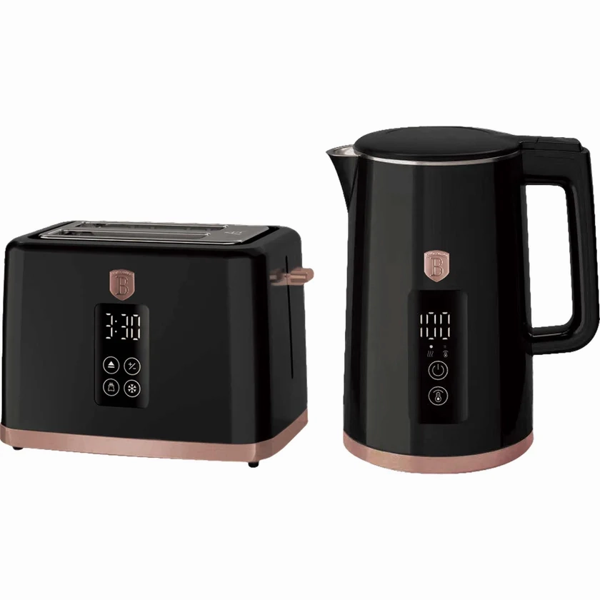 Berlinger Haus Electric Kettle & Toaster Set, Black