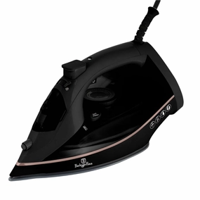 Berlinger Haus Steam Iron Ceramic Soleplate, 0.3Lit, 2200Watts, Black