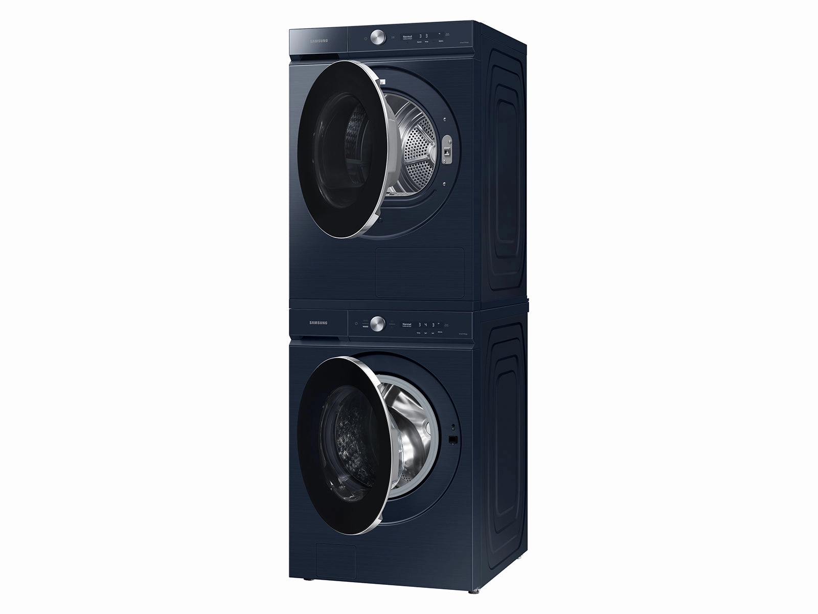 Bespoke 7.8 cu. ft. Ultra Capacity Ventless Hybrid Heat Pump Dryer with AI Optimal Dry in Brushed Navy - (DV53BB8900HDA2)