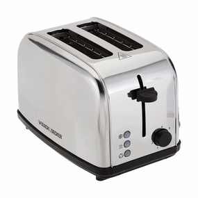 Black   Decker_2 Slice Ss Toaster Steel1050W