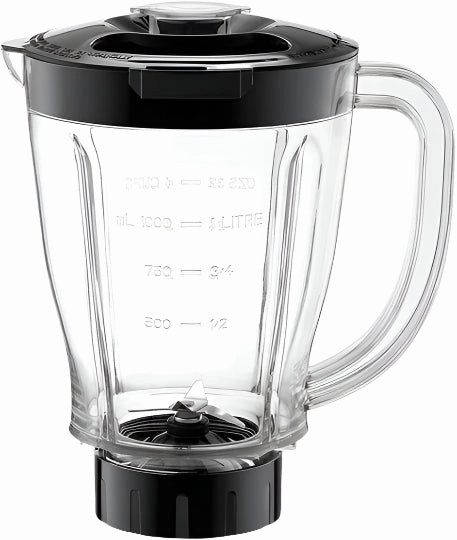 Black & Decker Blender with 2 Grinders, 400Watts, Black