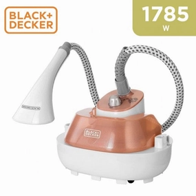 Black & Decker Manual Garment Steamer,1785 Watts, White
