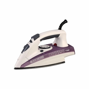 Black & Decker Steam Iron with Nonstick Soleplate, 1750Watts, Purple