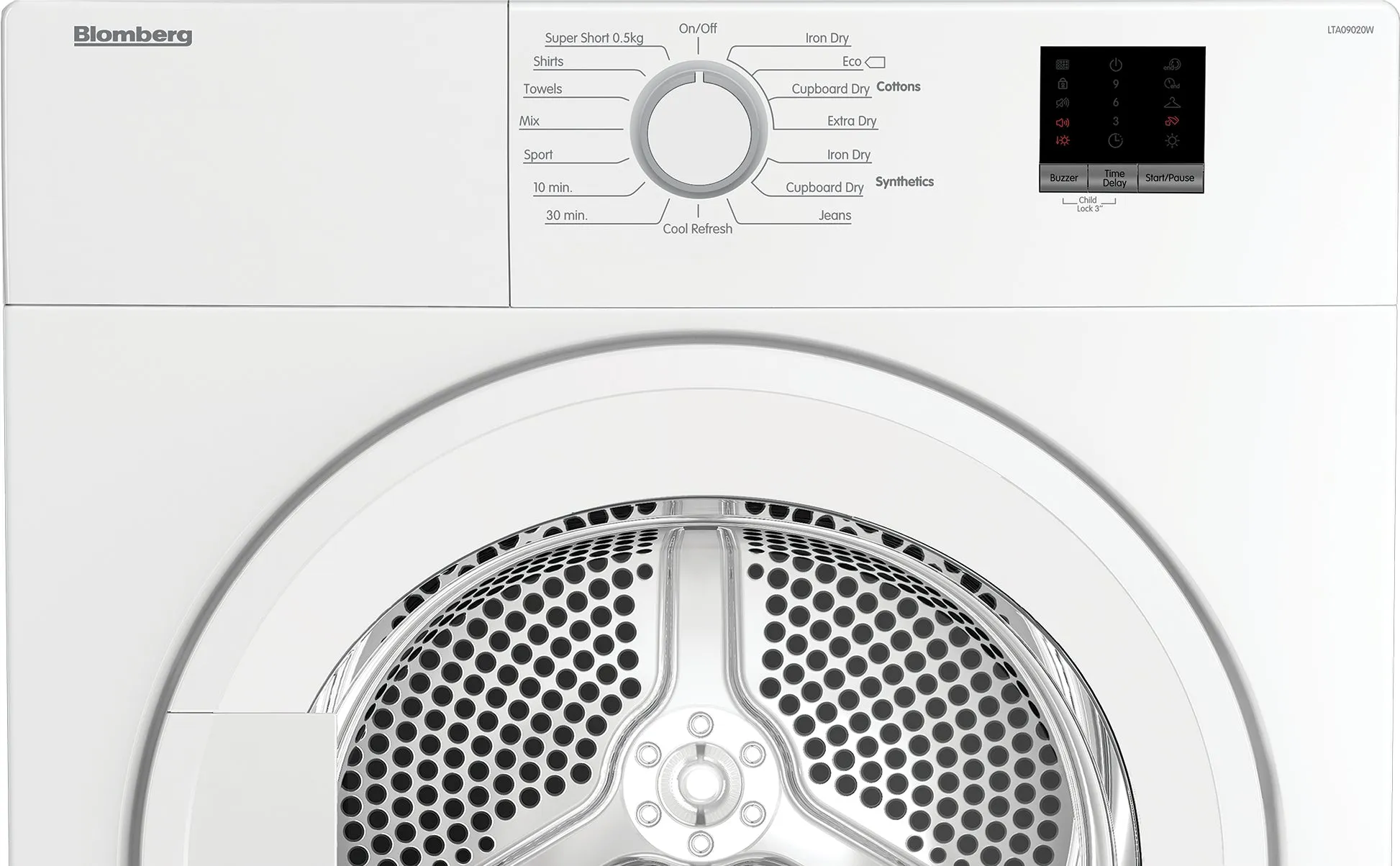 Blomberg LTA09020W 9kg Vented Tumble Dryer