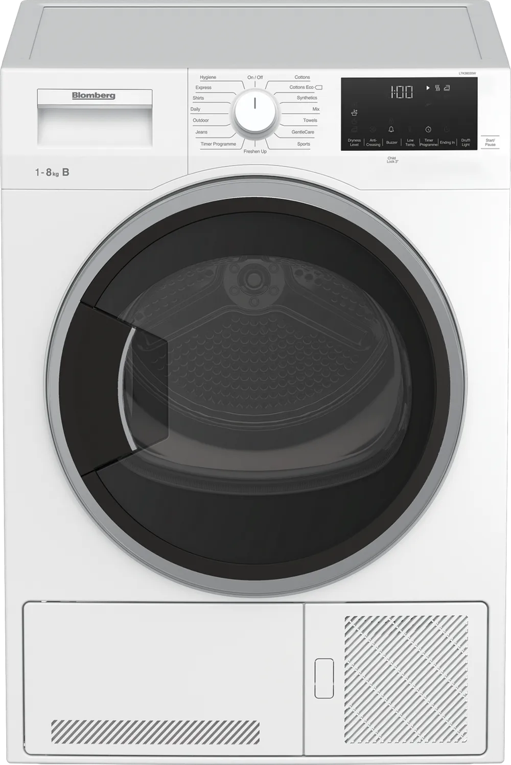 Blomberg LTK38020W Condenser Tumble Dryer