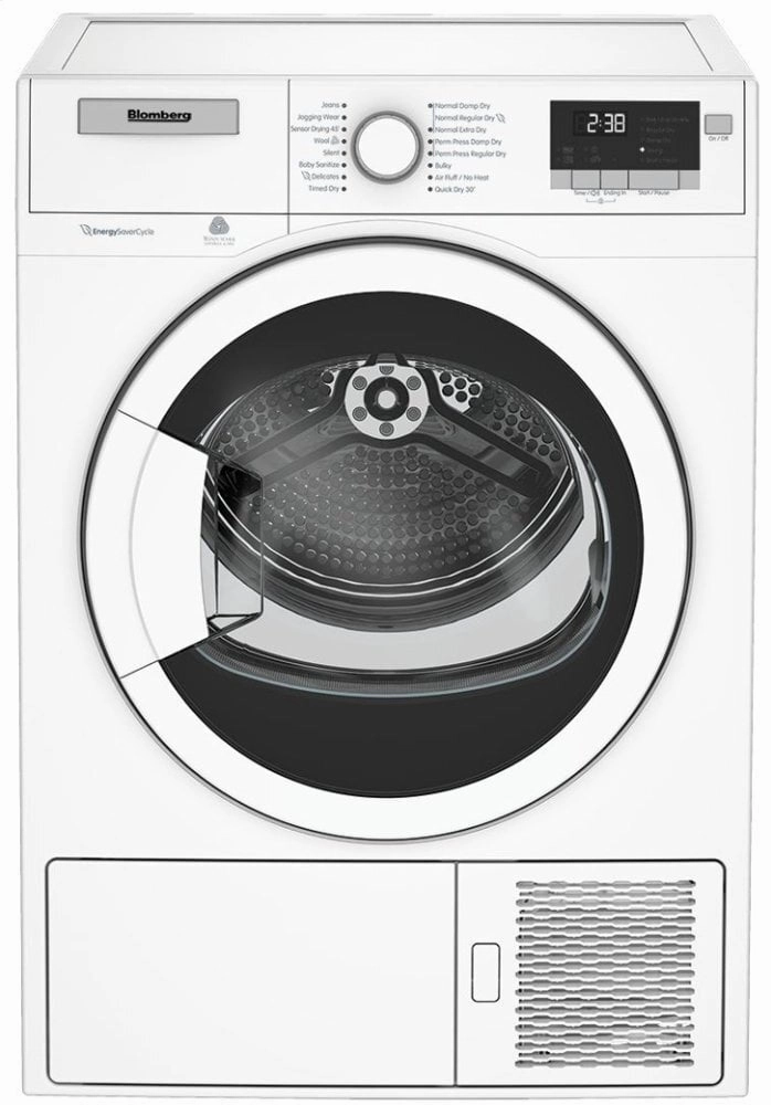 Blomberg Appliances DHP24400W 24" Heat Pump Ventless 4.1 Cu Ft White Trim Base Model