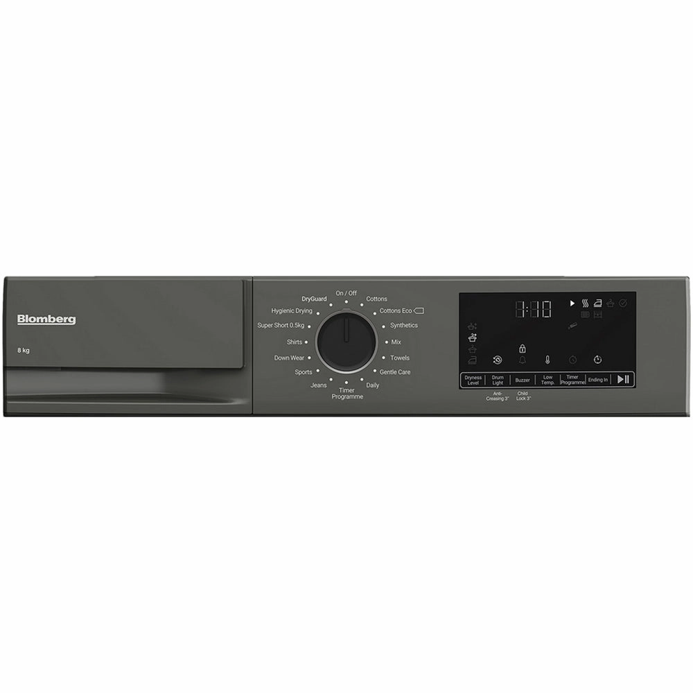Blomberg LTA18321G 8kg Heat Pump Tumble Dryer Grpahite