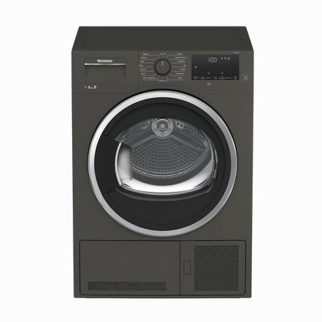 Blomberg LTK38030G 8kg Condenser Tumble Dryer Graphite