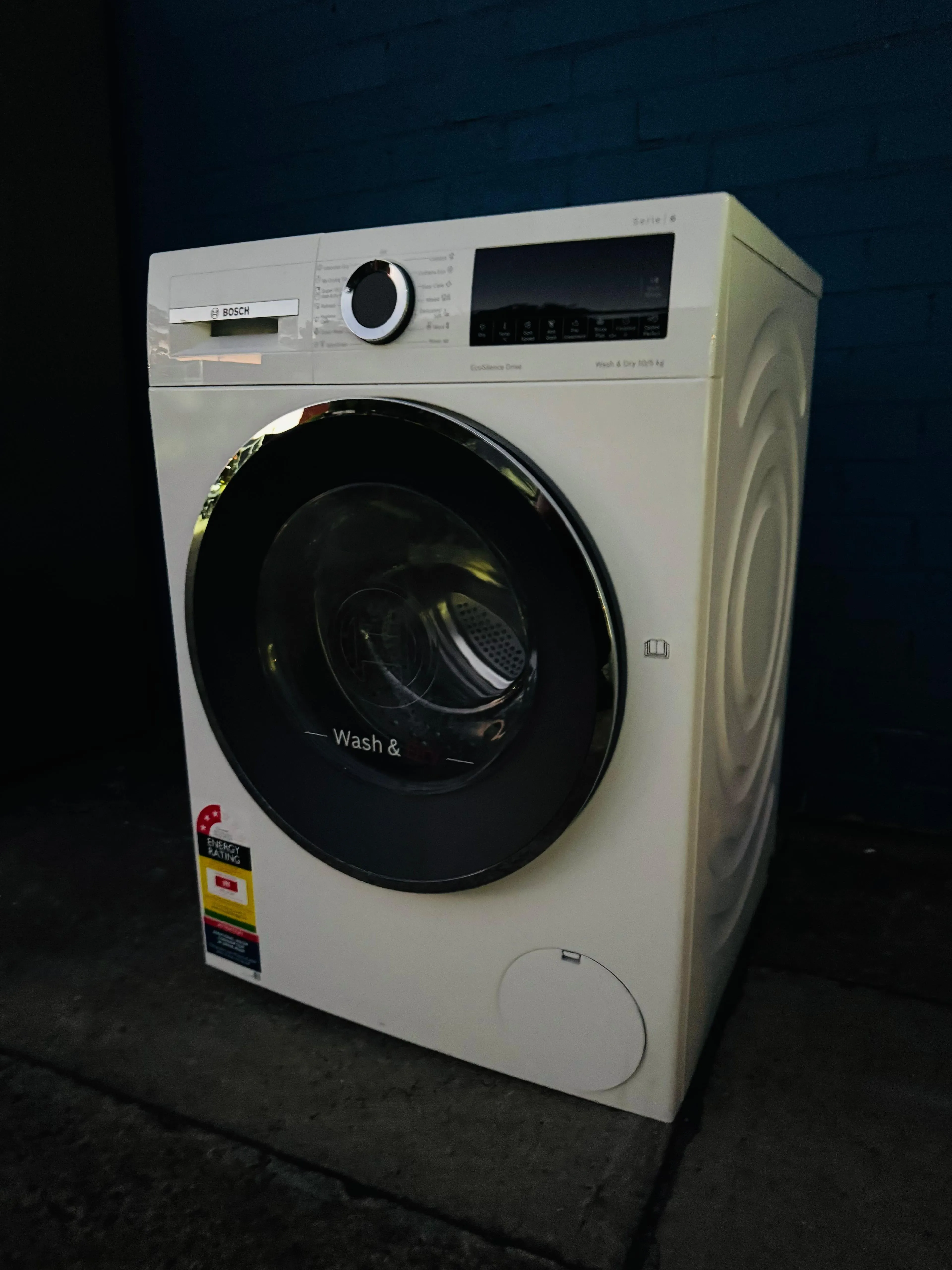 **BOSCH 10 KGS FRONT LOADER WASHING MACHINE & 5 KGS DRYER COMBO**
