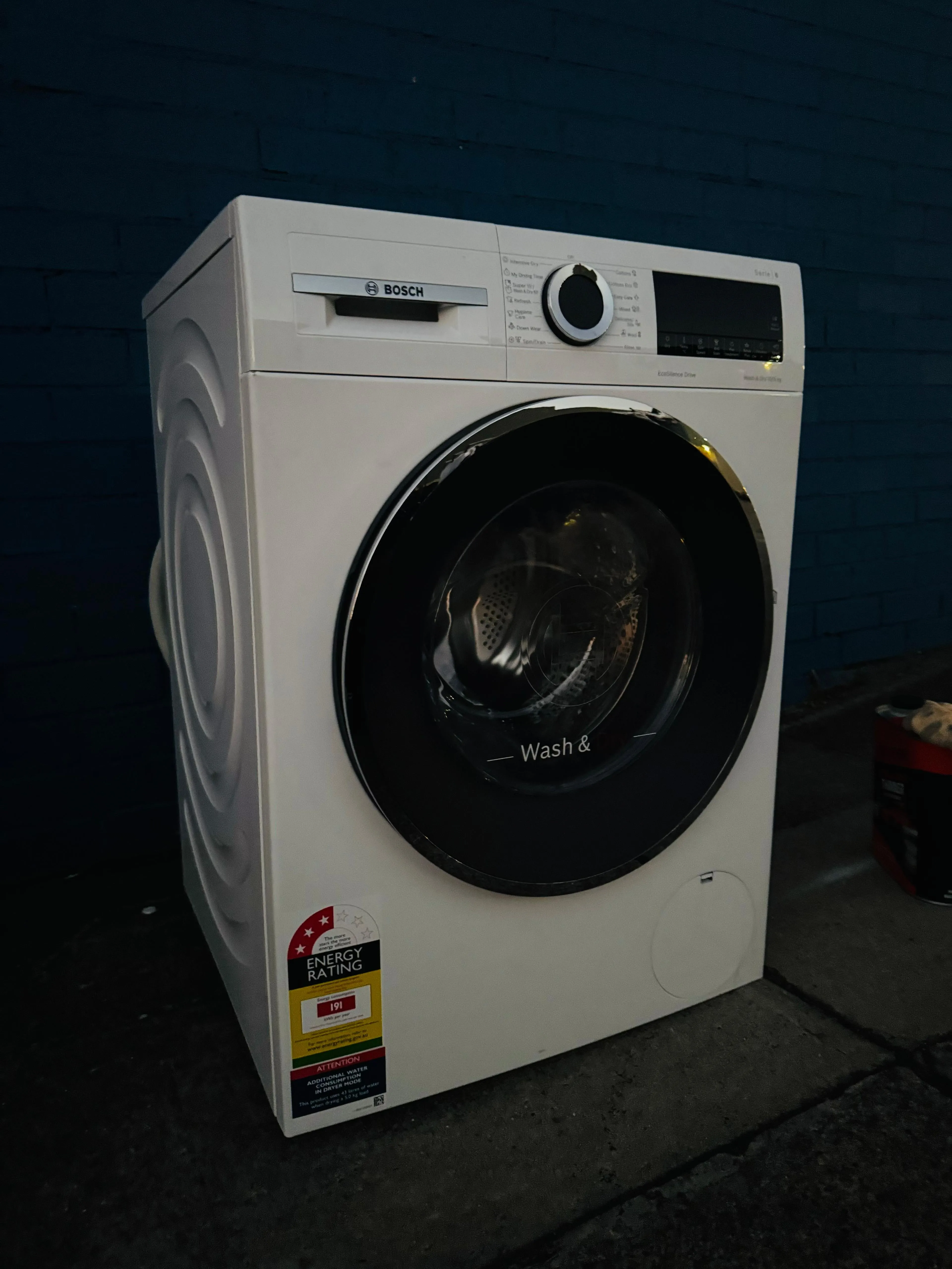 **BOSCH 10 KGS FRONT LOADER WASHING MACHINE & 5 KGS DRYER COMBO**