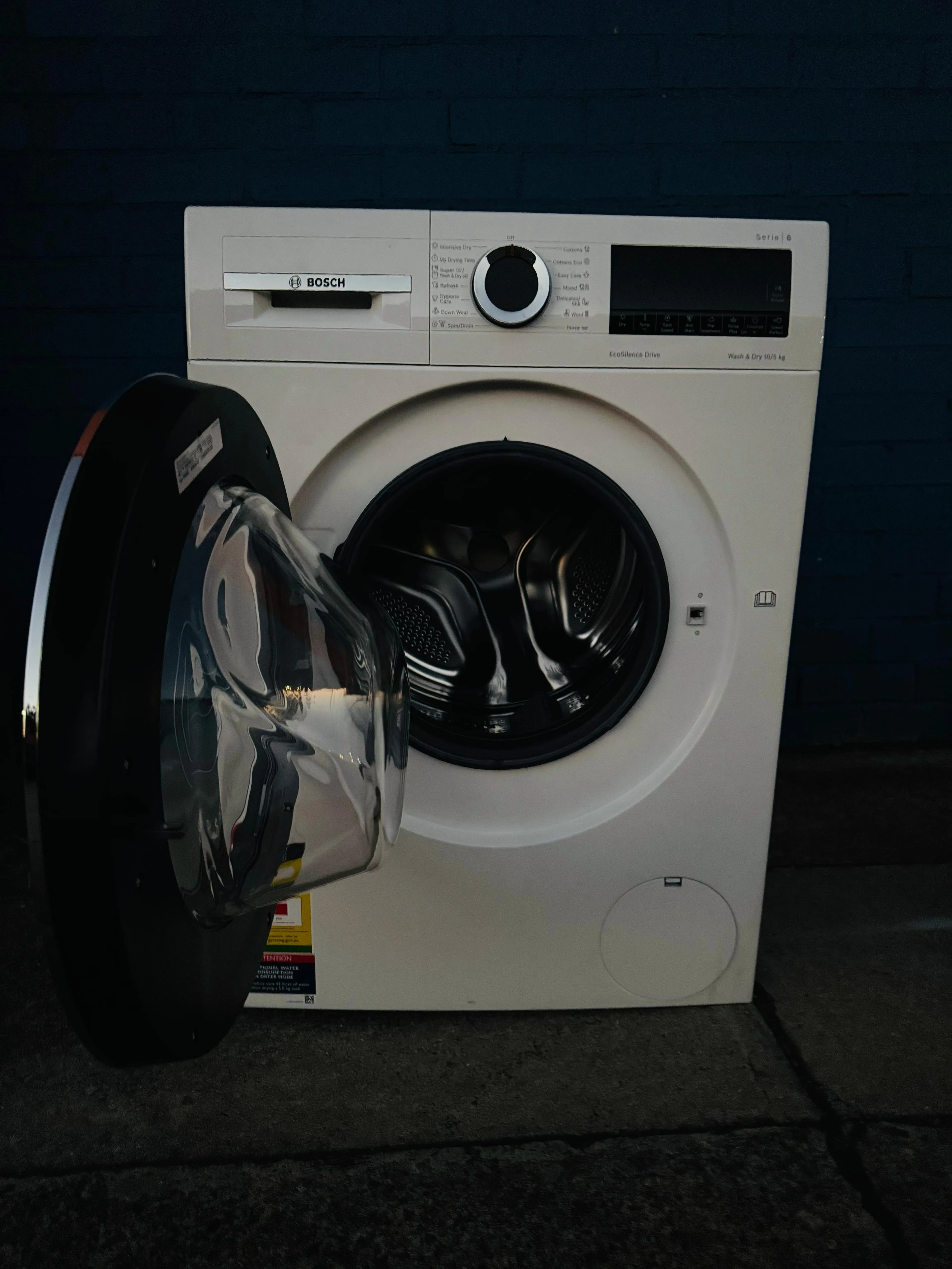 **BOSCH 10 KGS FRONT LOADER WASHING MACHINE & 5 KGS DRYER COMBO**