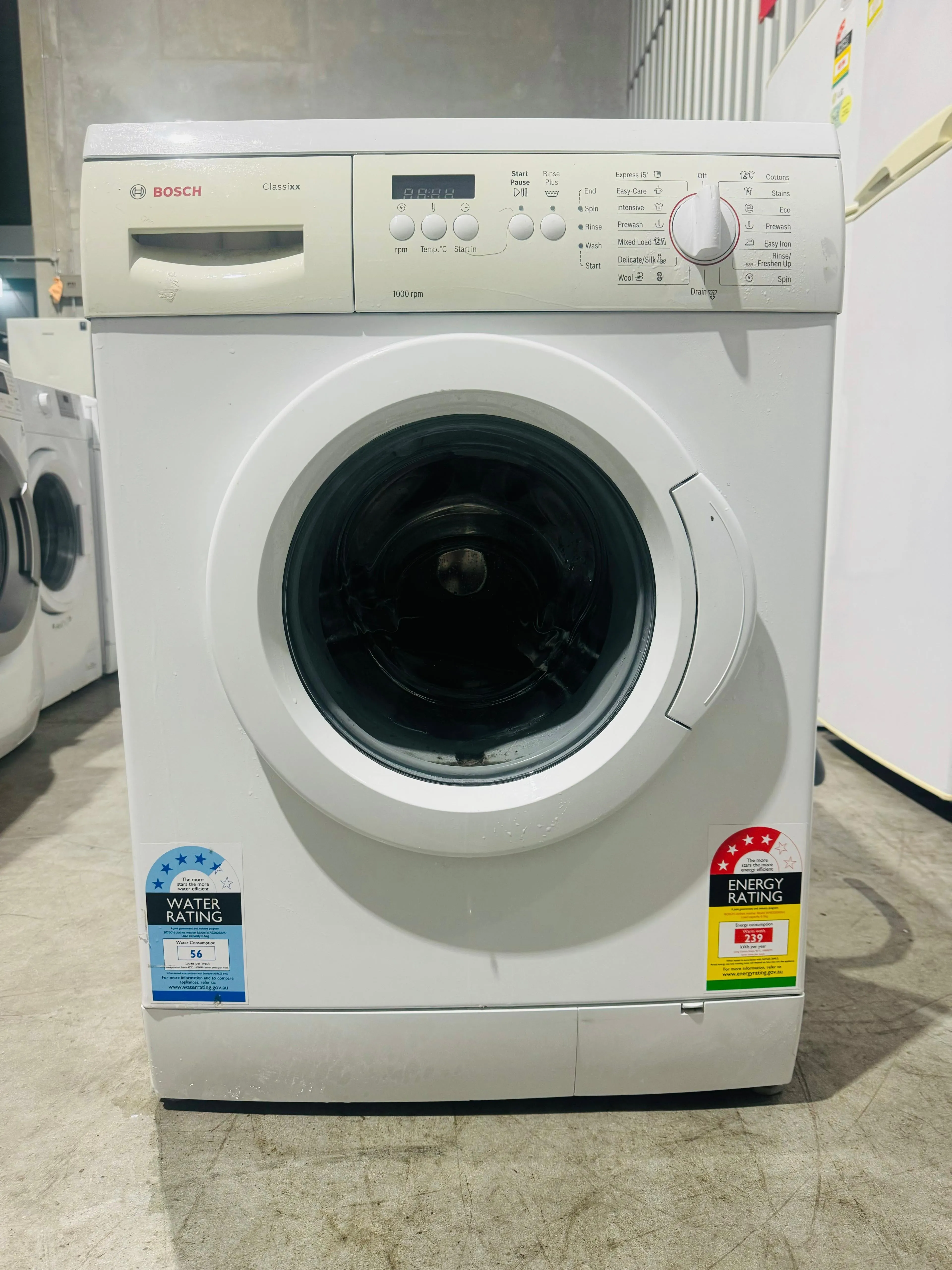 **BOSCH 6.5KGS FRONT LOADER WASHING MACHINE**