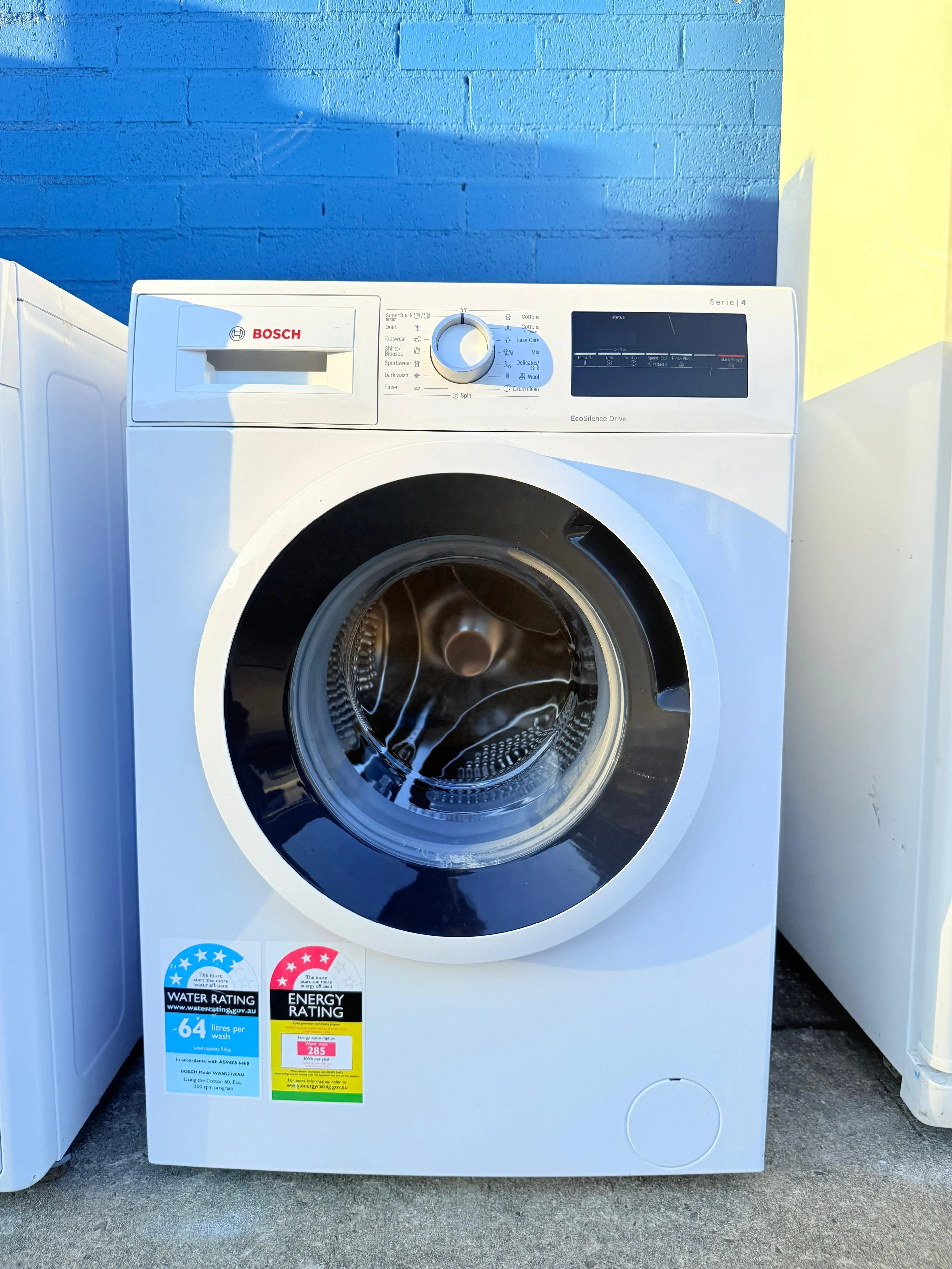 **BOSCH 7.5KGS FRONT LOADER WASHING MACHINE**