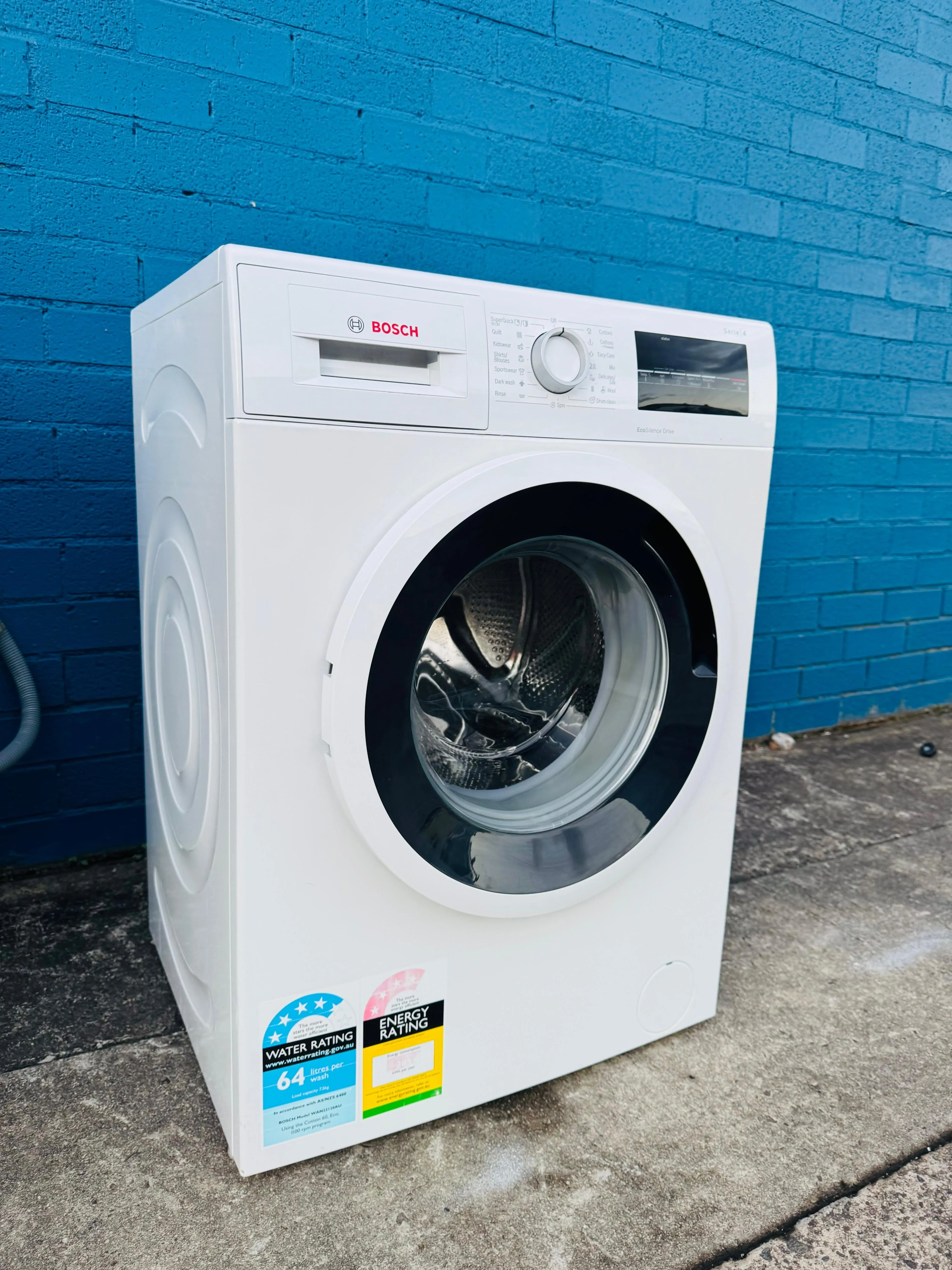 **BOSCH 7.5KGS FRONT LOADER WASHING MACHINE**