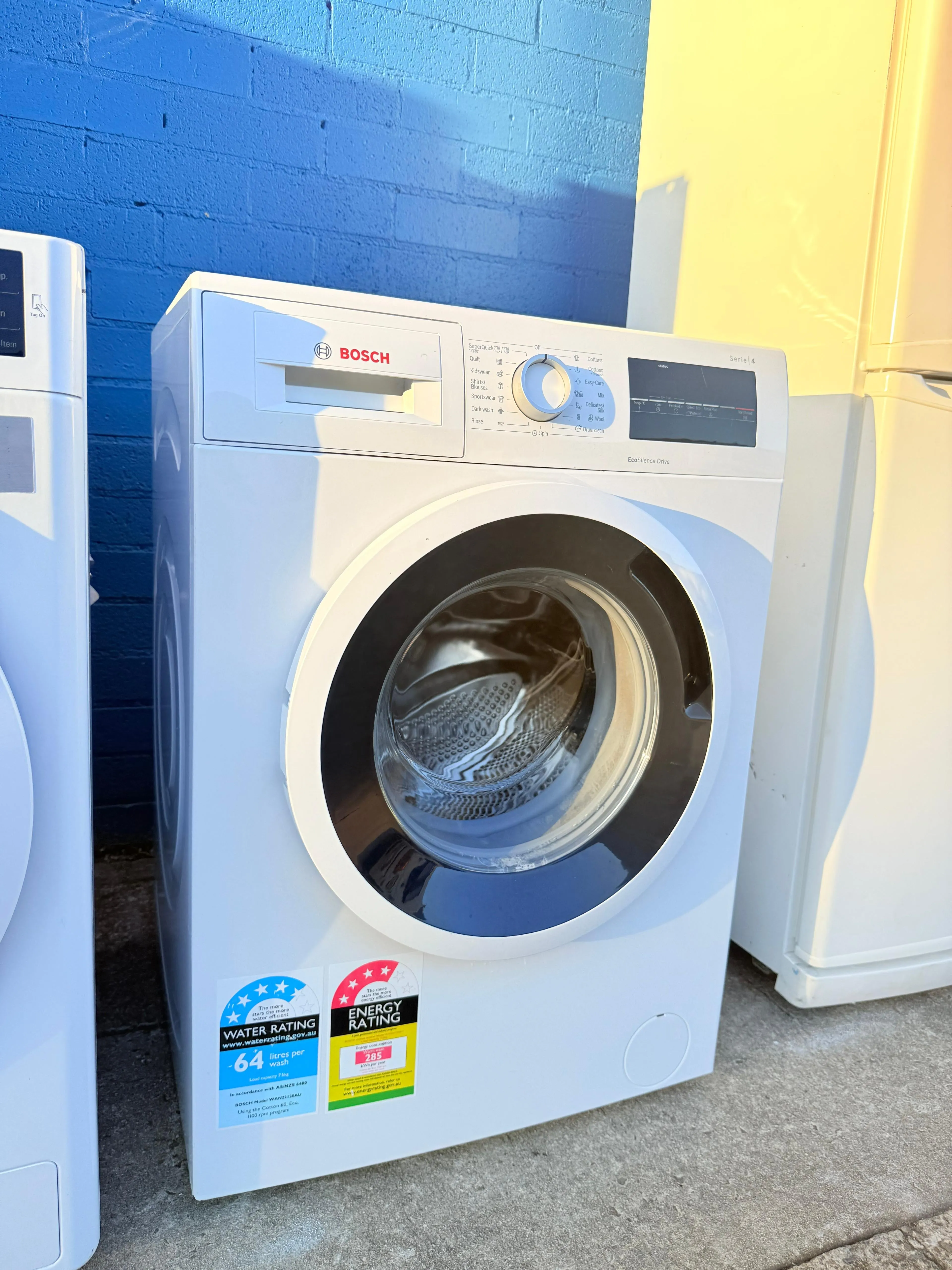 **BOSCH 7.5KGS FRONT LOADER WASHING MACHINE**