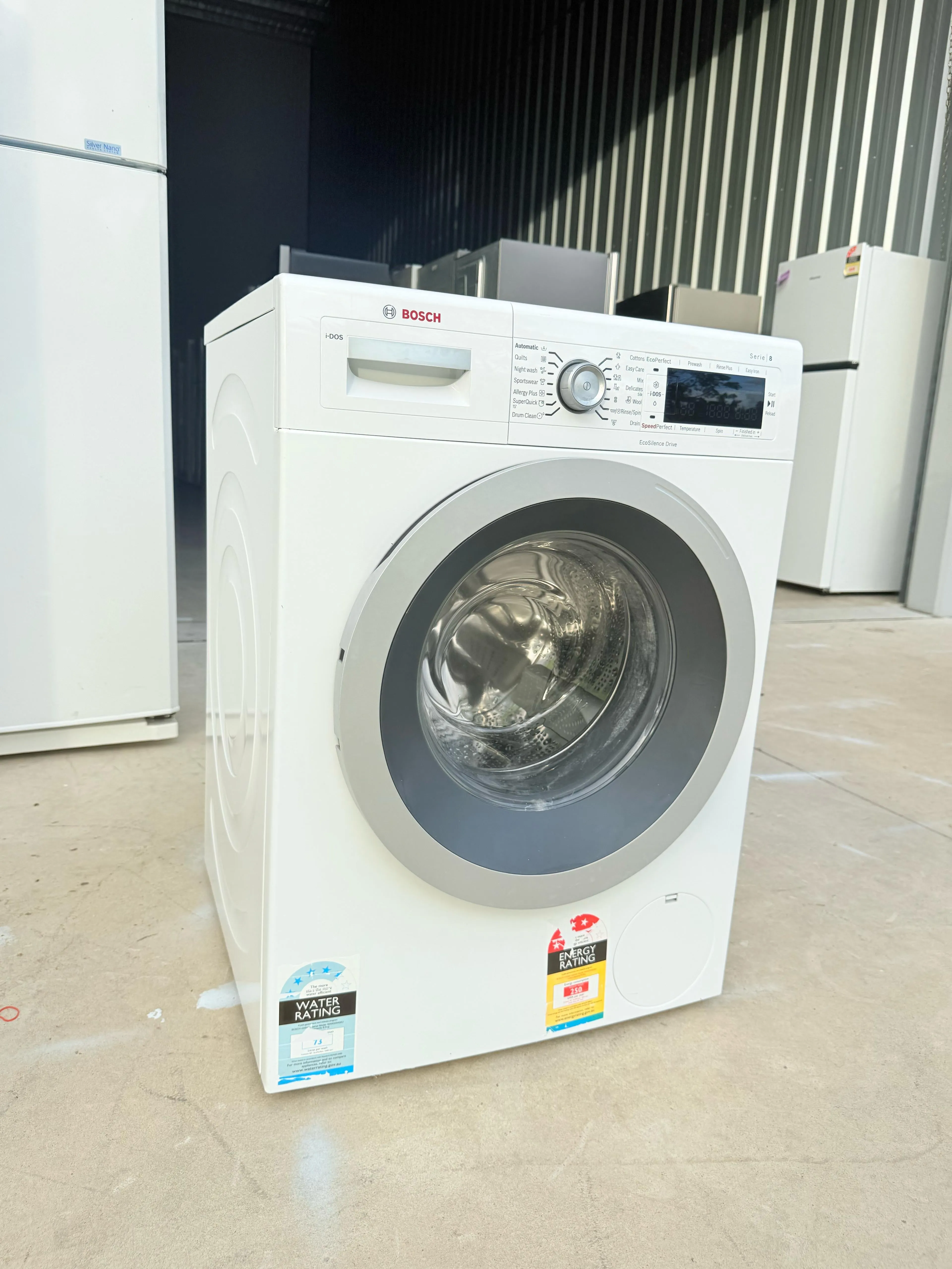 **BOSCH 8.5KGS FRONT LOADER WASHING MACHINE**
