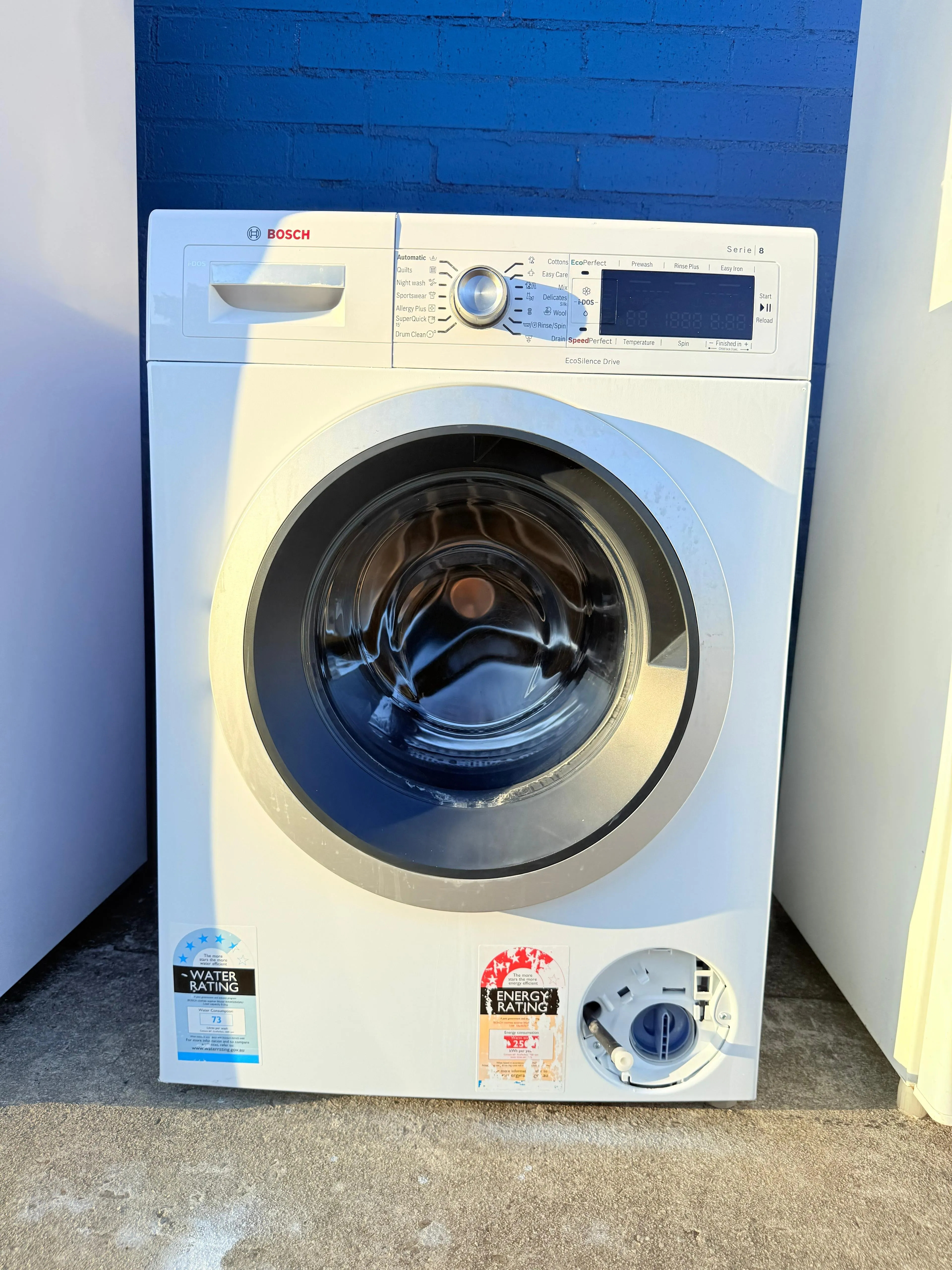 **BOSCH 8.5KGS FRONT LOADER WASHING MACHINE**