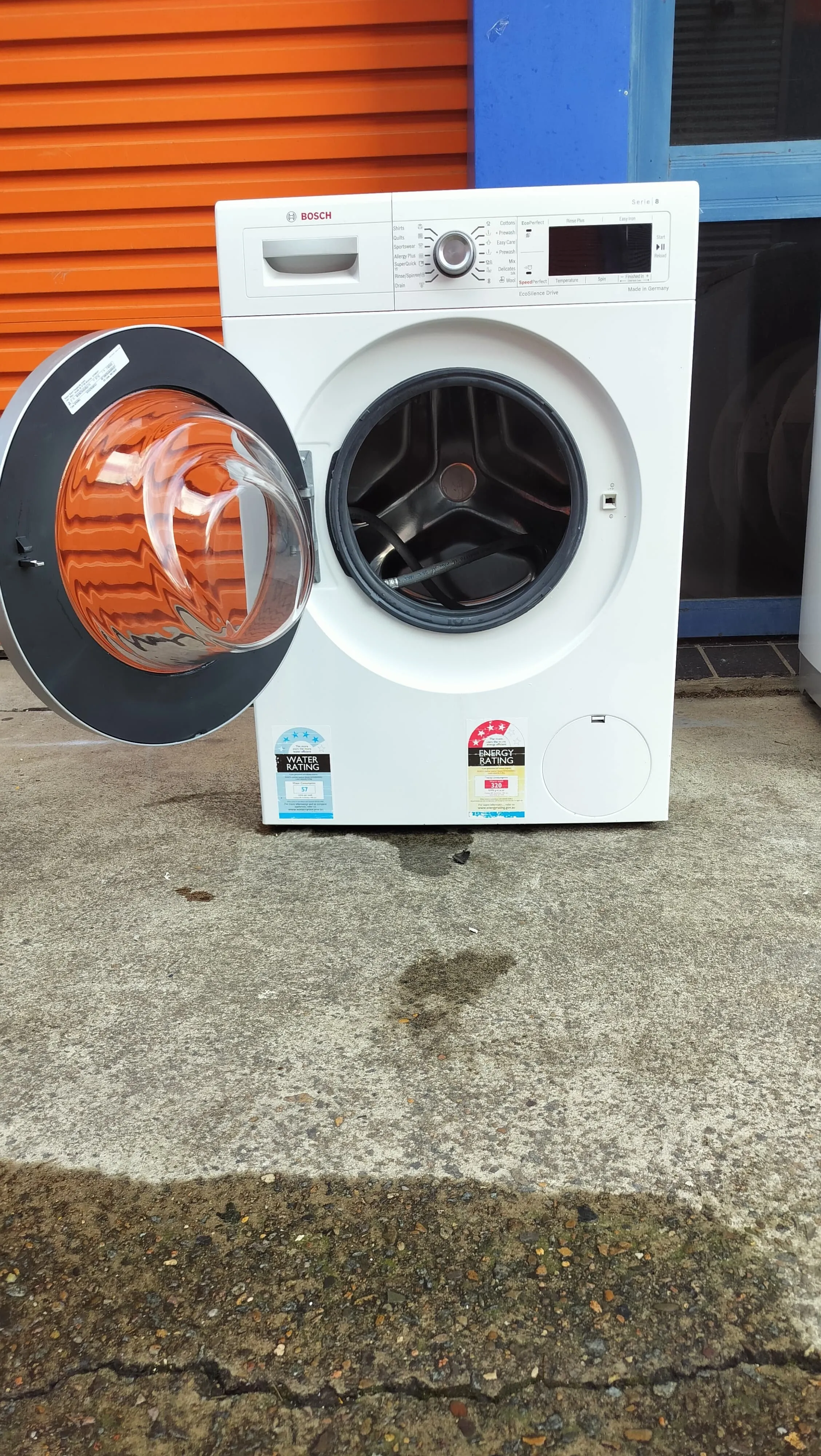 **BOSCH 8kg FRONT LOADER WASHING MACHINE**