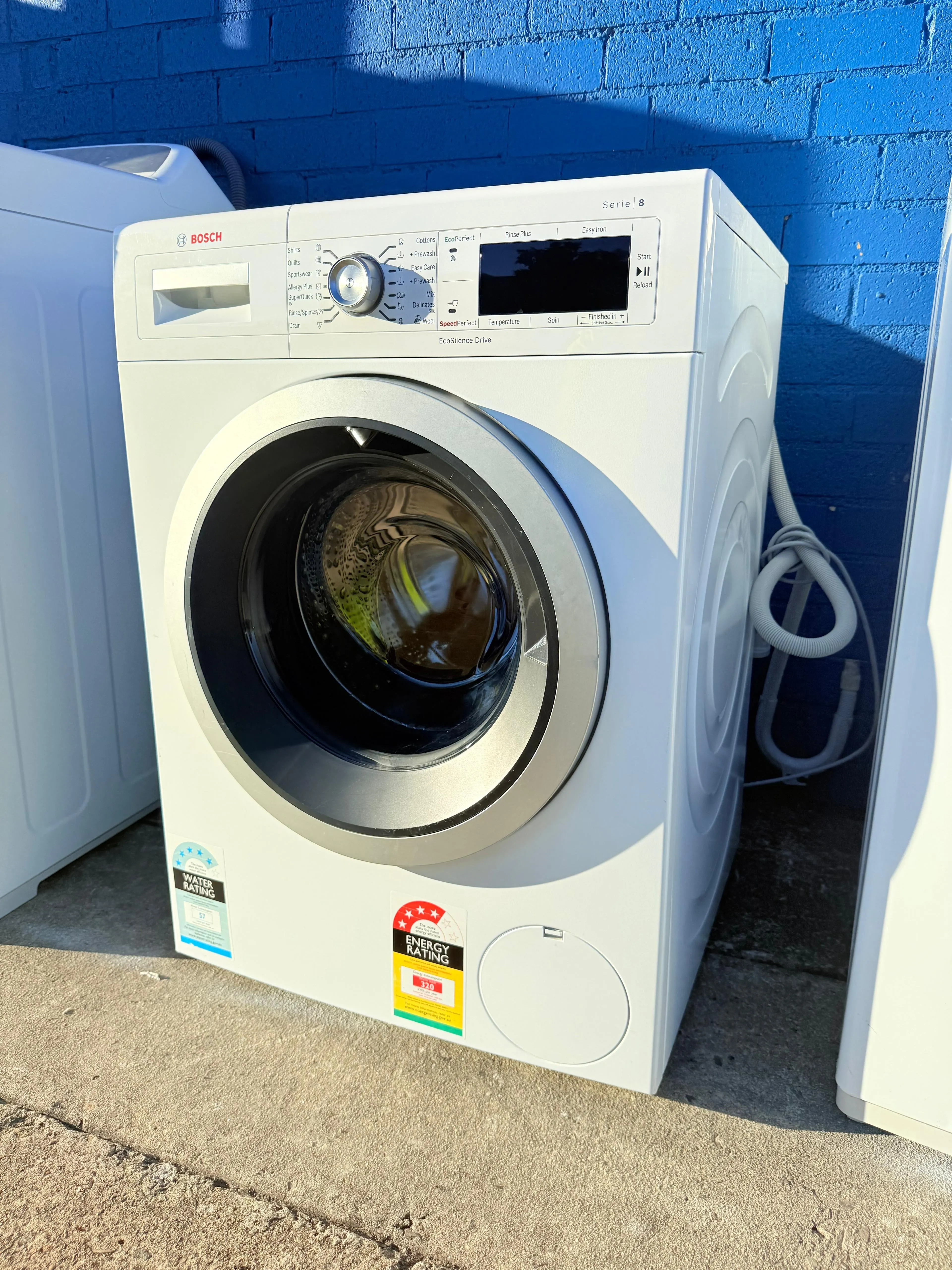 **BOSCH 8KGS FRONT LOADER WASHING MACHINE**