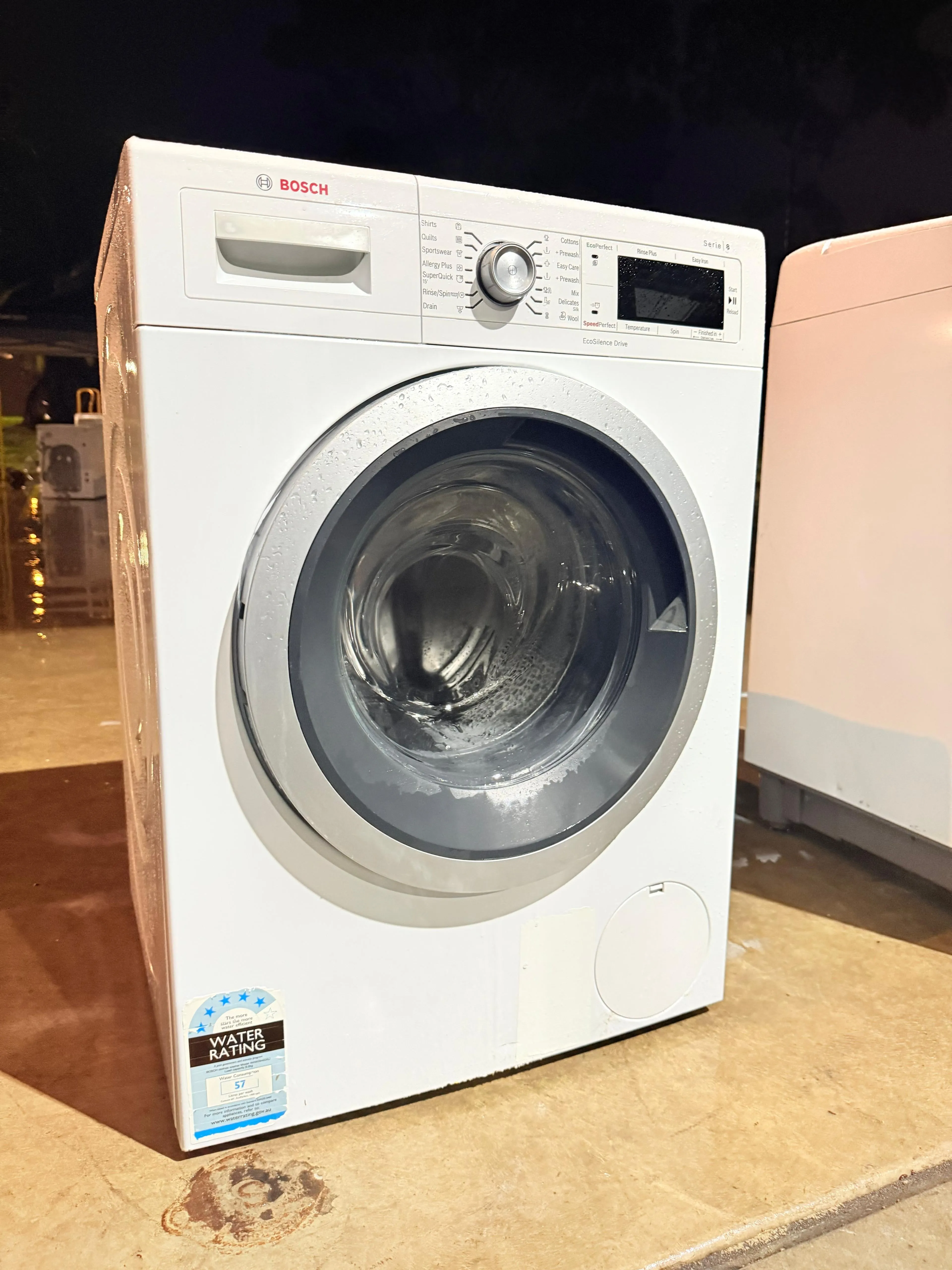 **BOSCH 8KGS FRONT LOADER WASHING MACHINE**