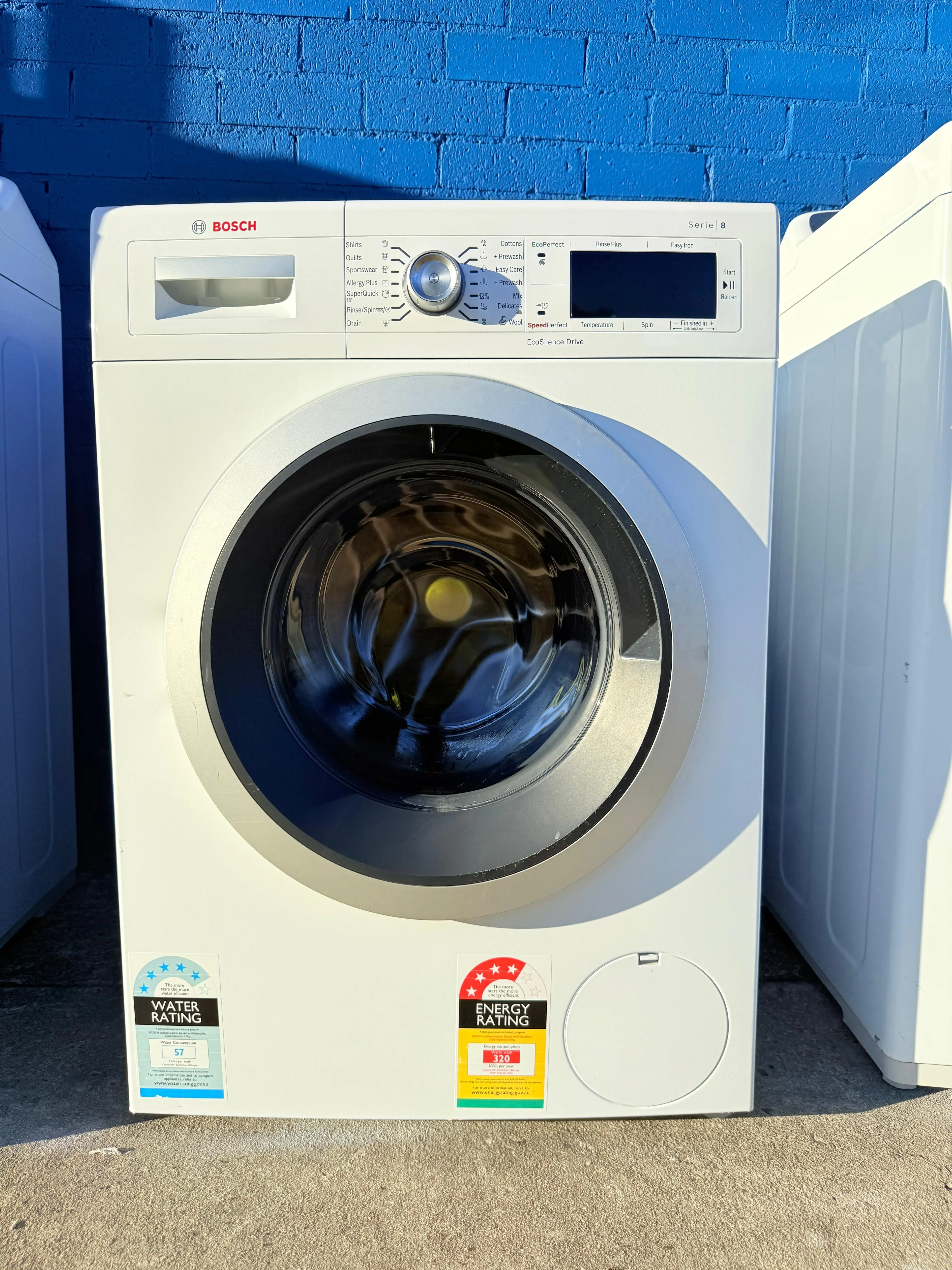 **BOSCH 8KGS FRONT LOADER WASHING MACHINE**