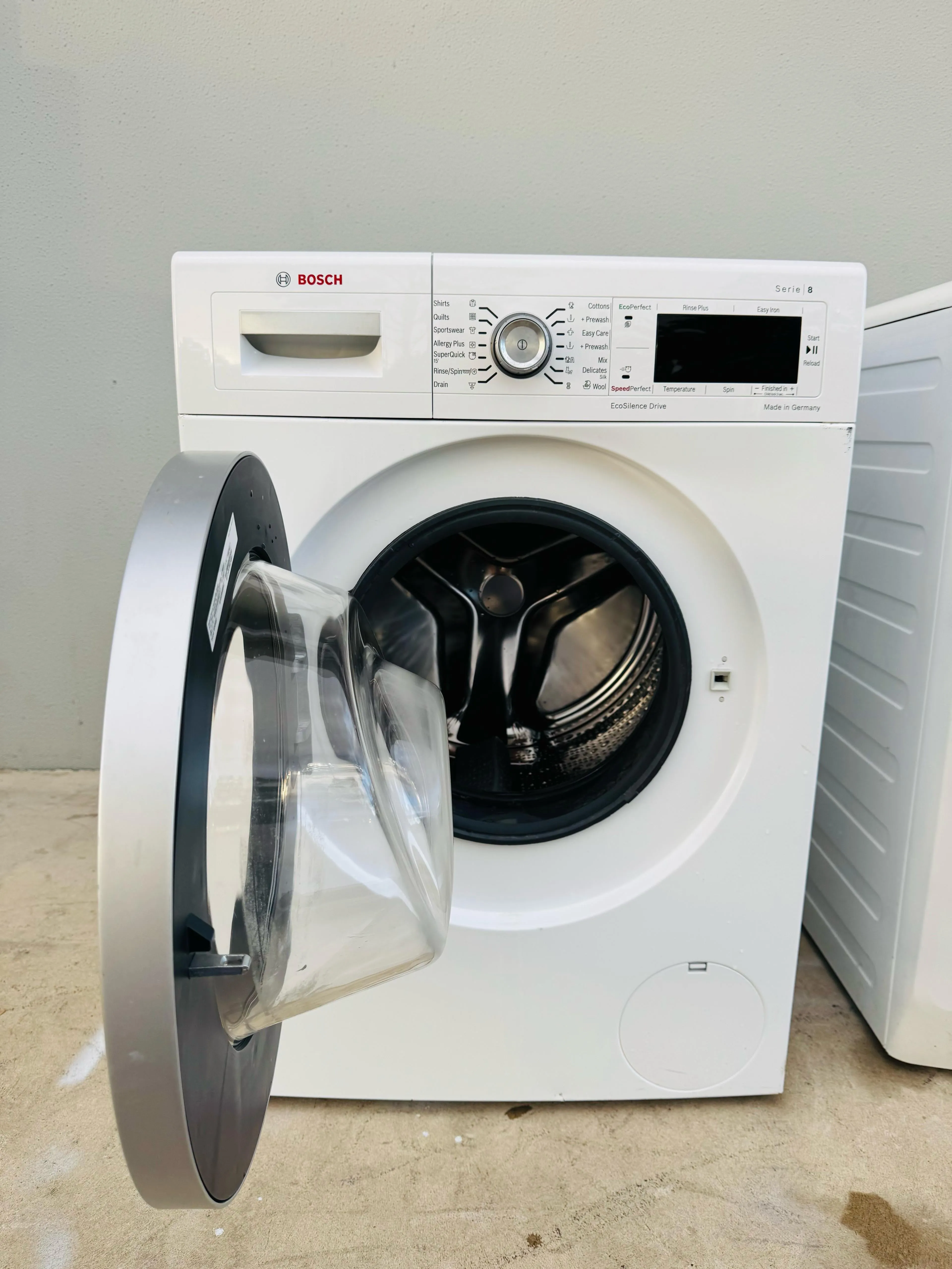**BOSCH 8KGS FRONT LOADER WASHING MACHINE**
