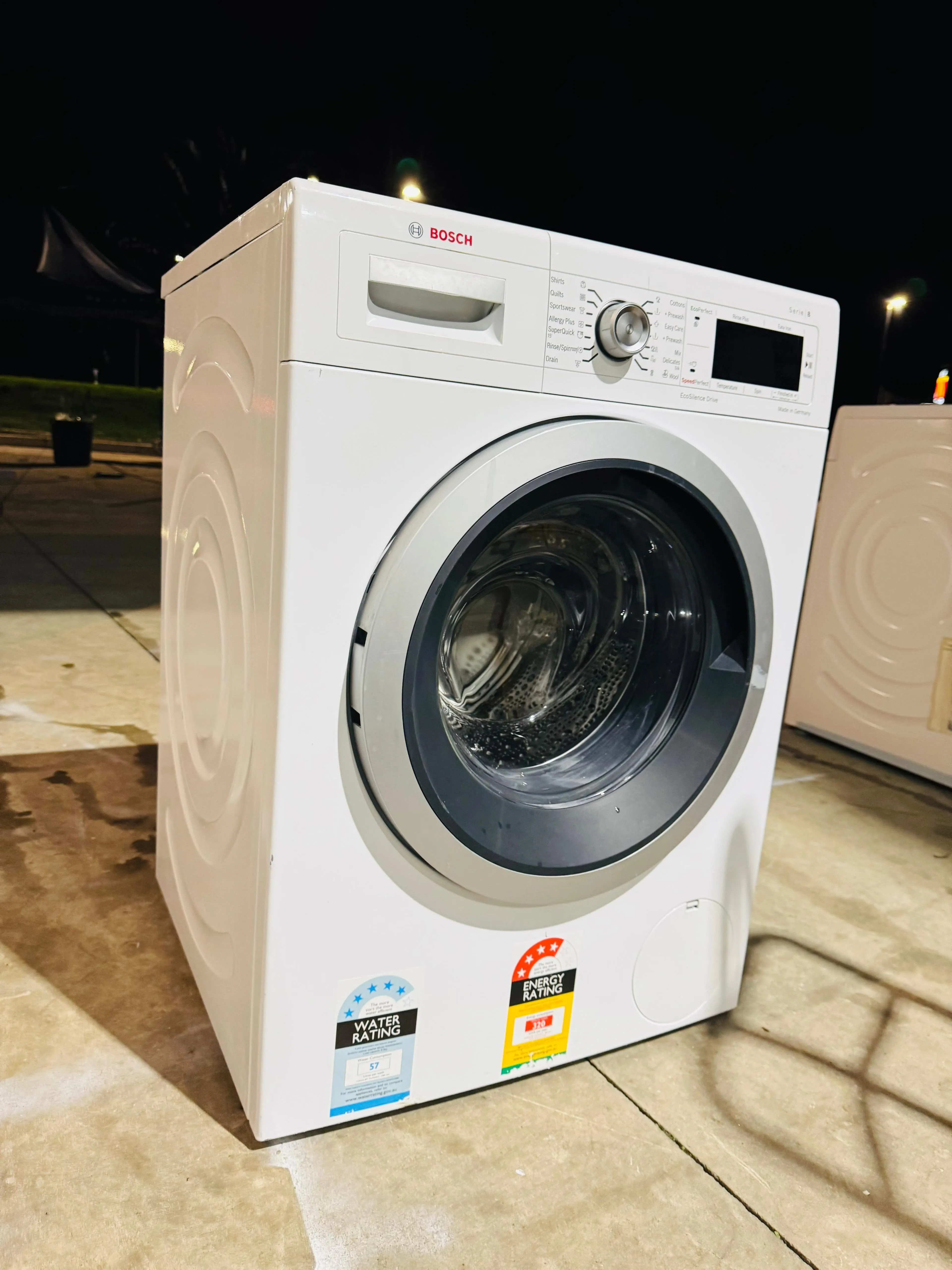 **BOSCH 8KGS FRONT LOADER WASHING MACHINE**
