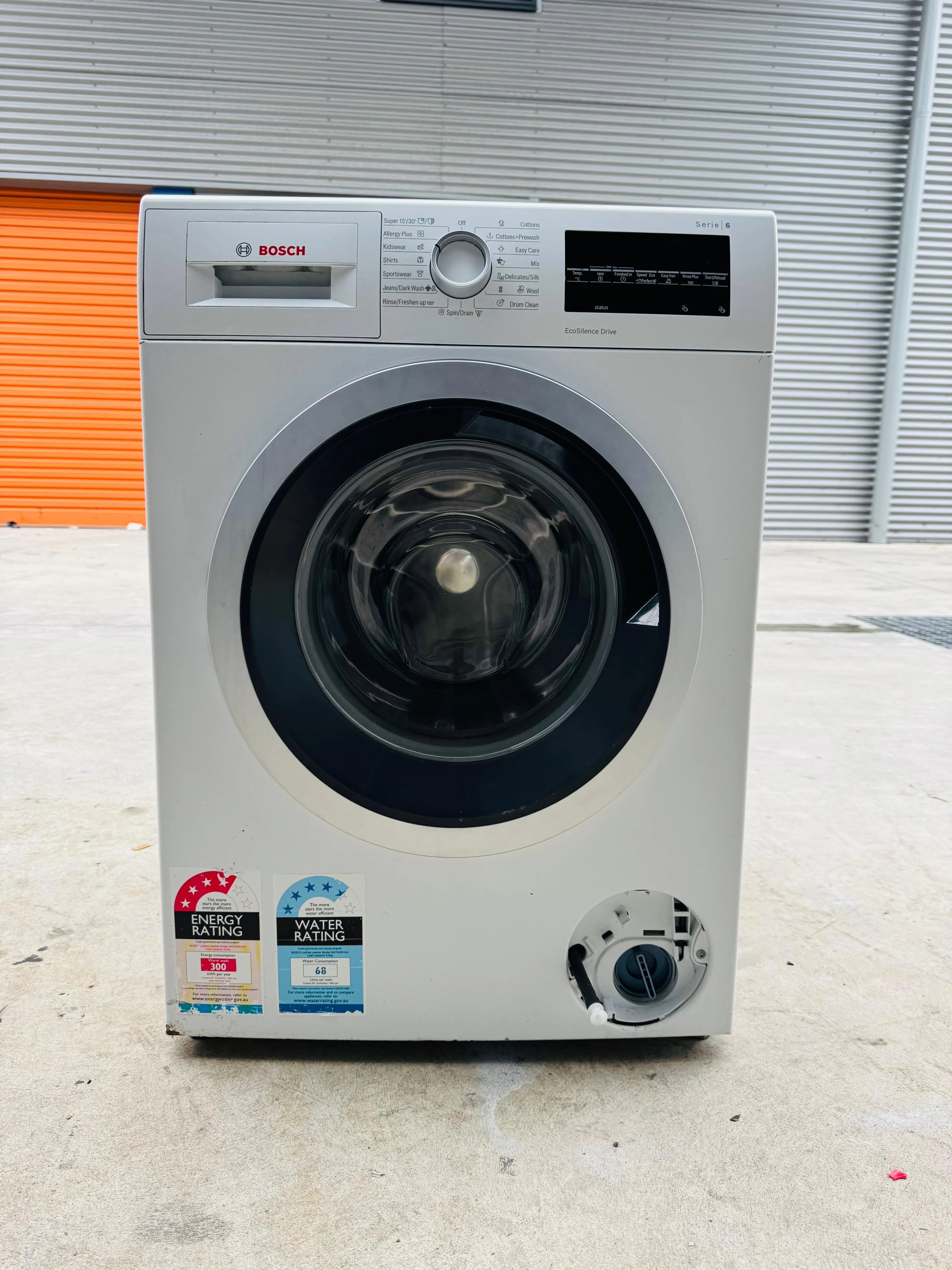 **BOSCH 8KGS FRONT LOADER WASHING MACHINE**