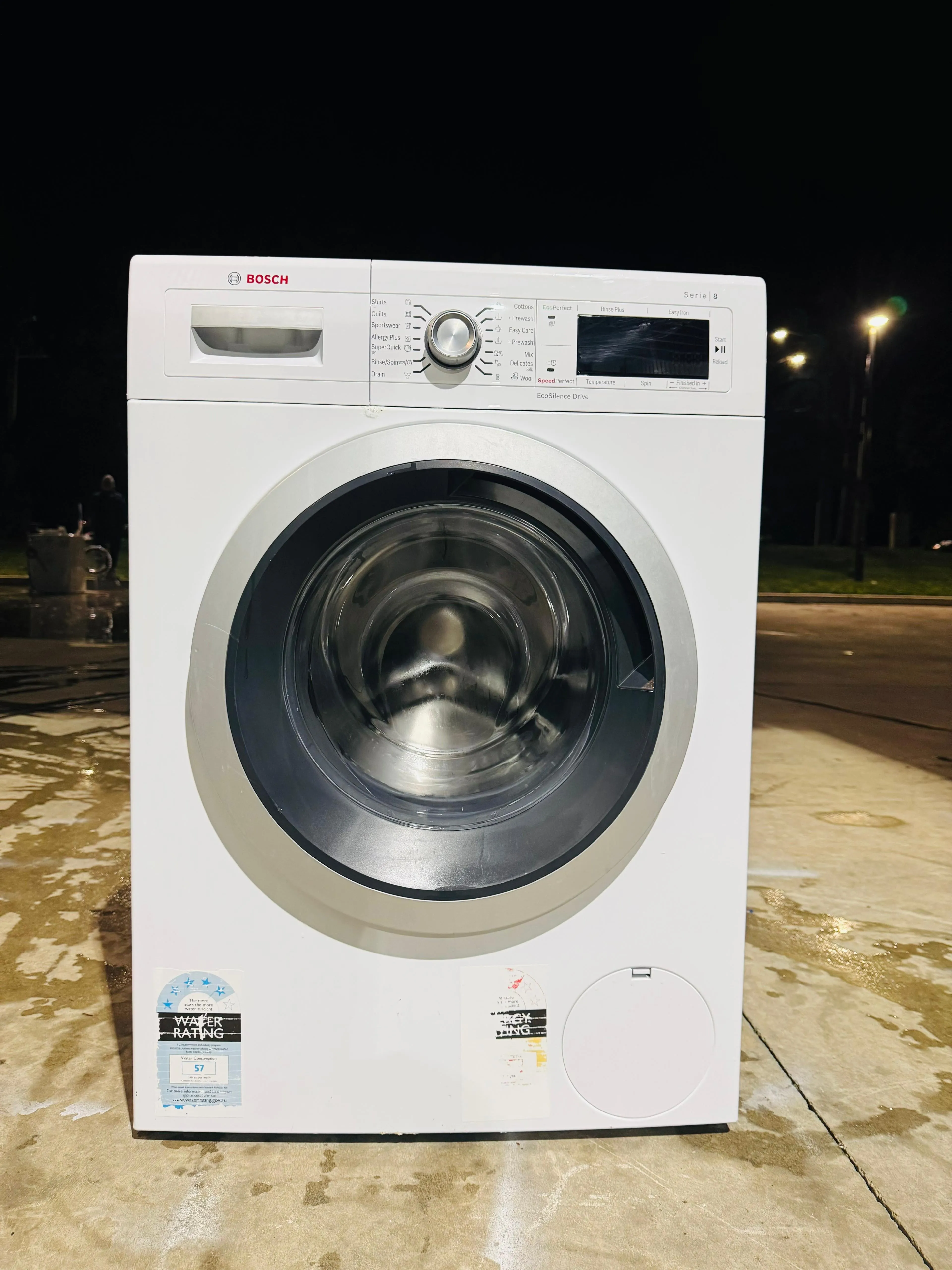 **BOSCH 8KGS FRONT LOADER WASHING MACHINE**