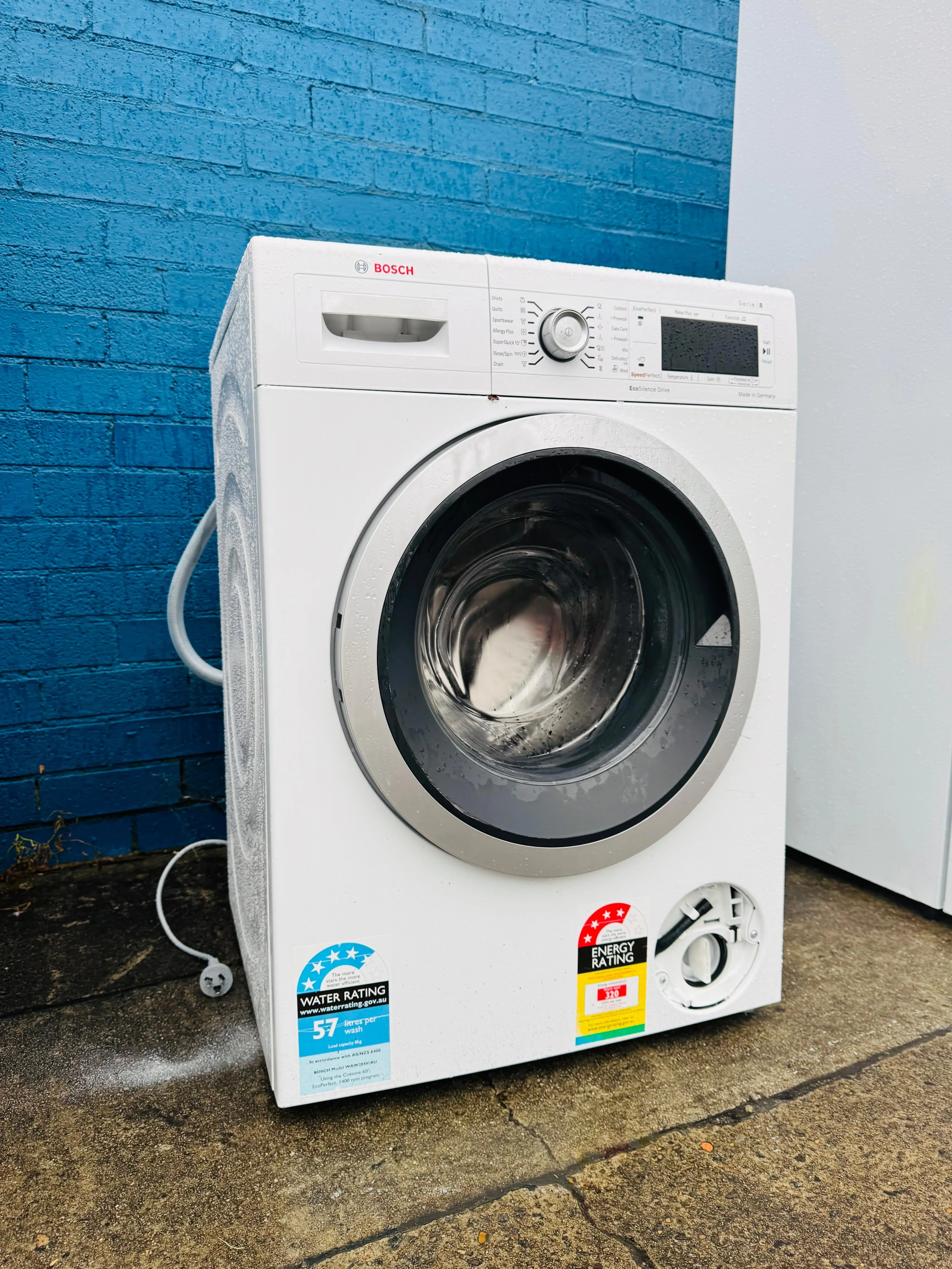 **BOSCH 8KGS FRONT LOADER WASHING MACHINE**