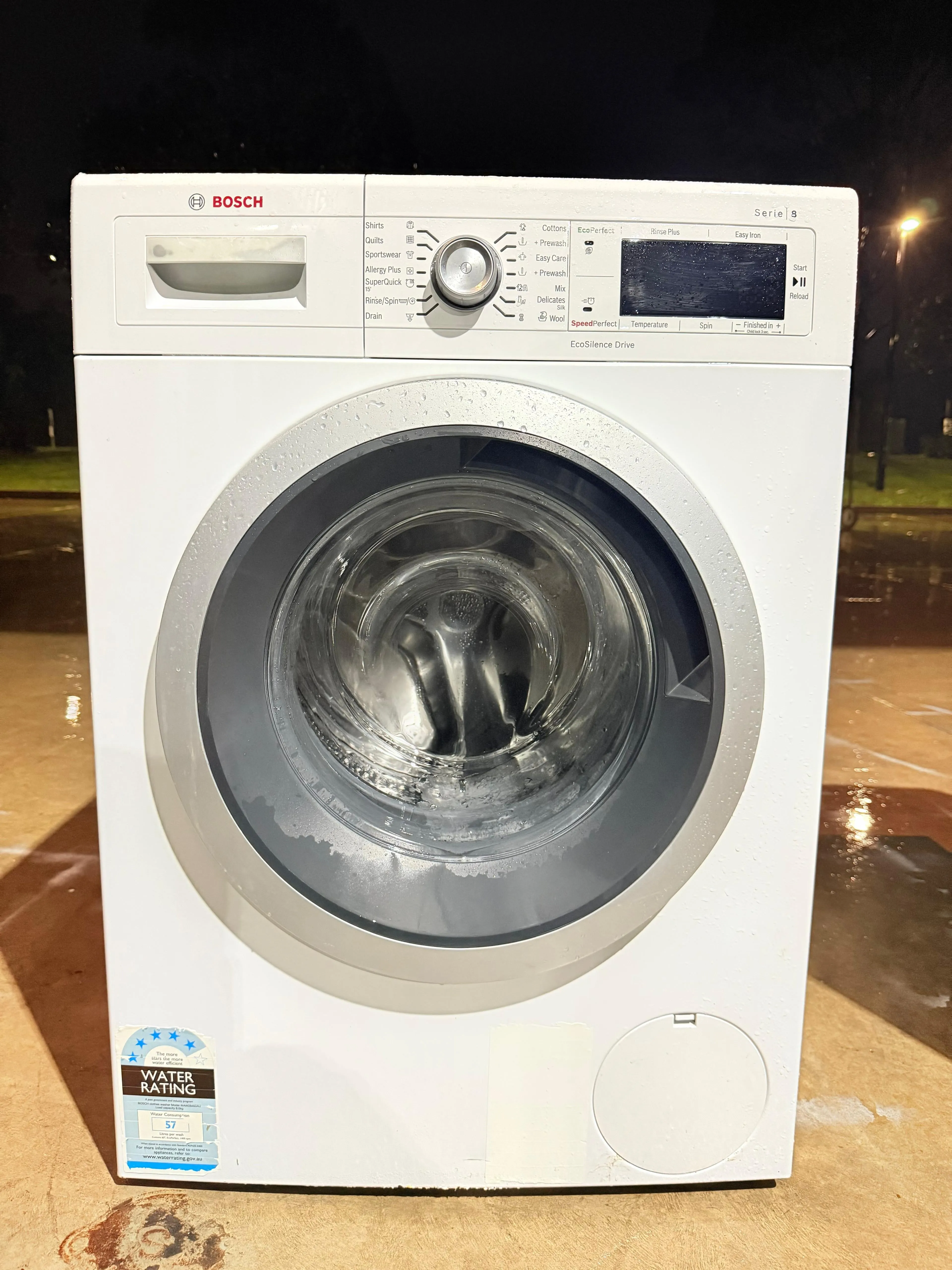 **BOSCH 8KGS FRONT LOADER WASHING MACHINE**
