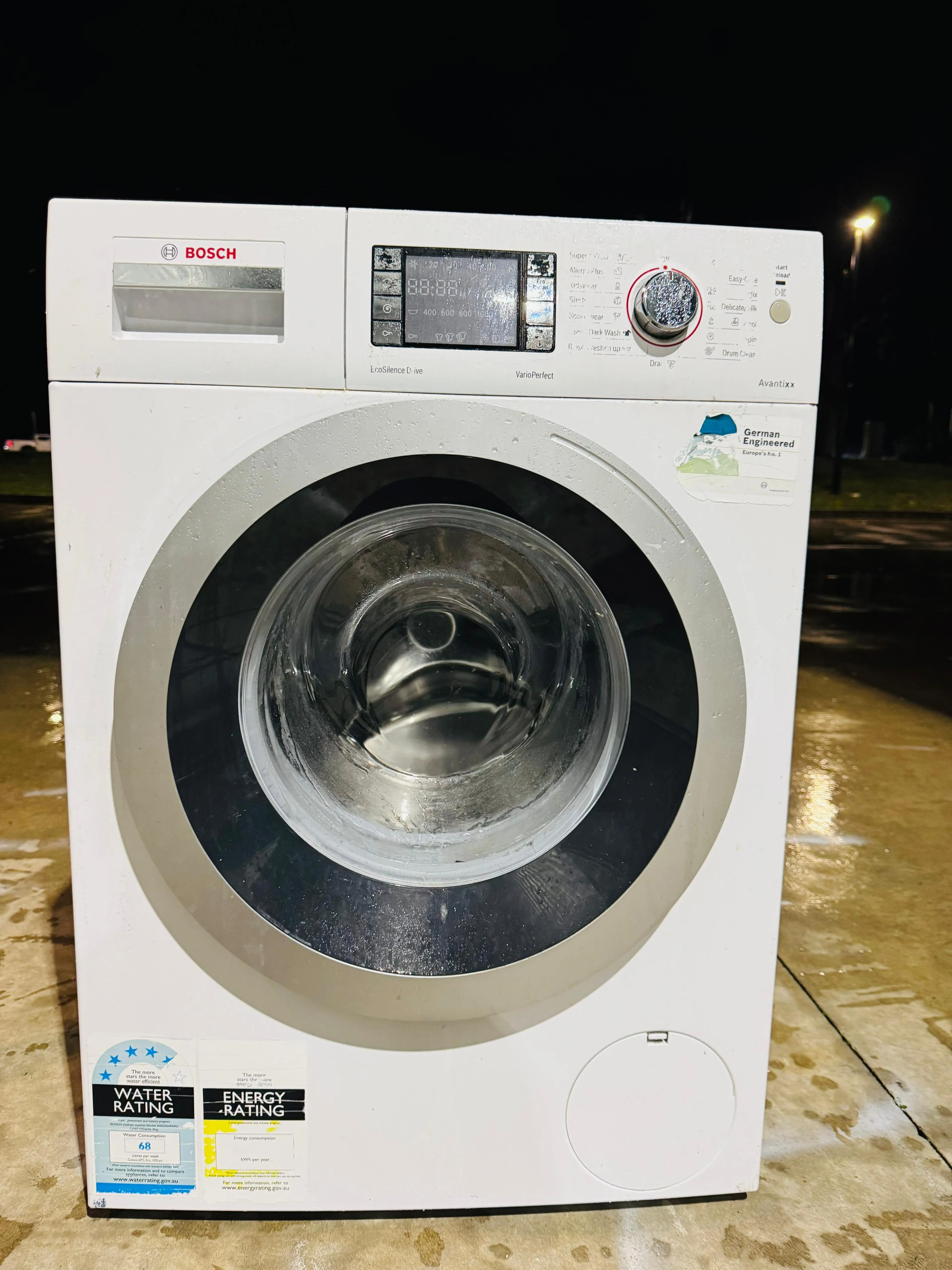 **BOSCH 8KGS FRONT LOADER WASHING MACHINE**