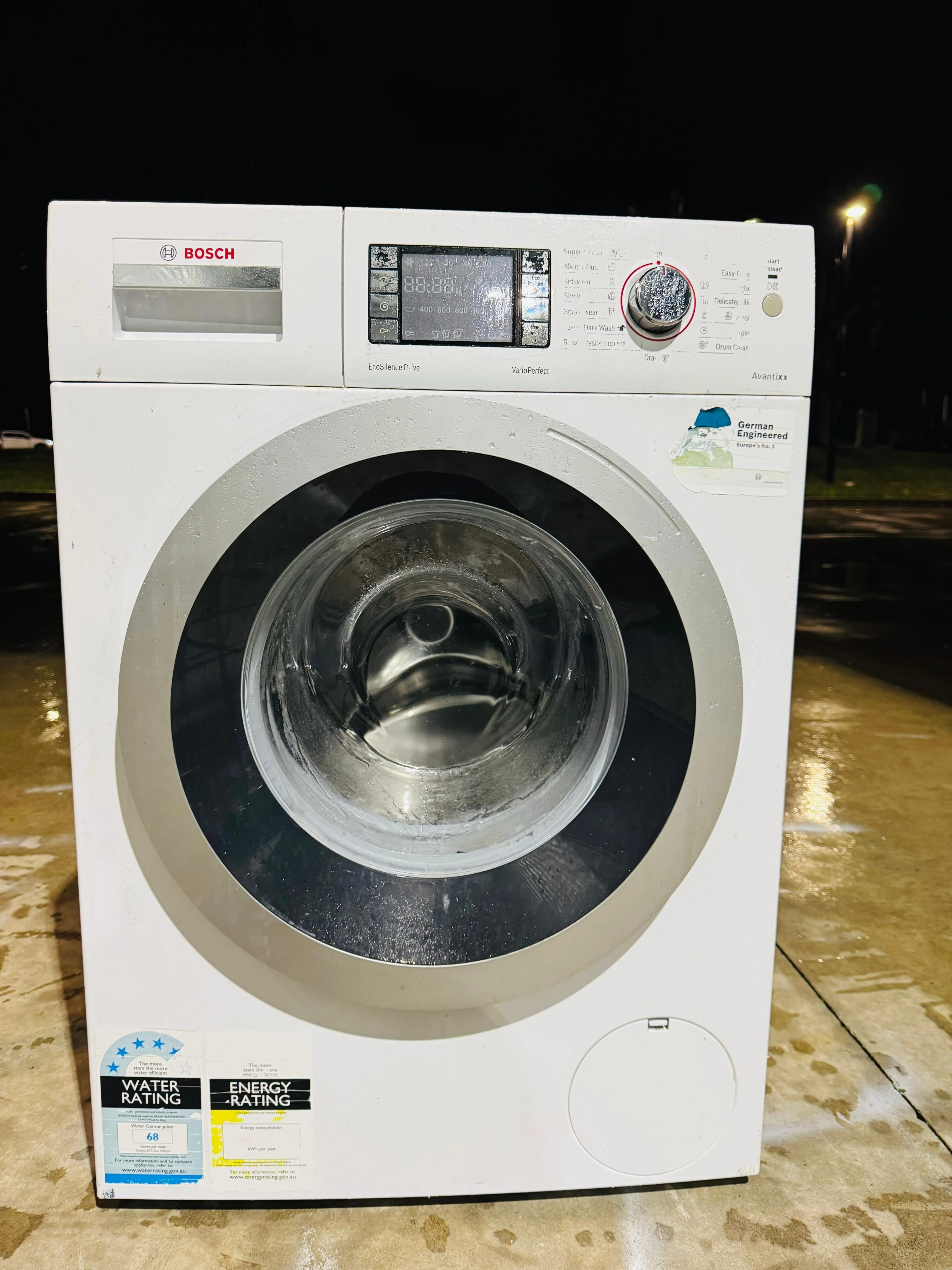 **BOSCH 8KGS FRONT LOADER WASHING MACHINE**