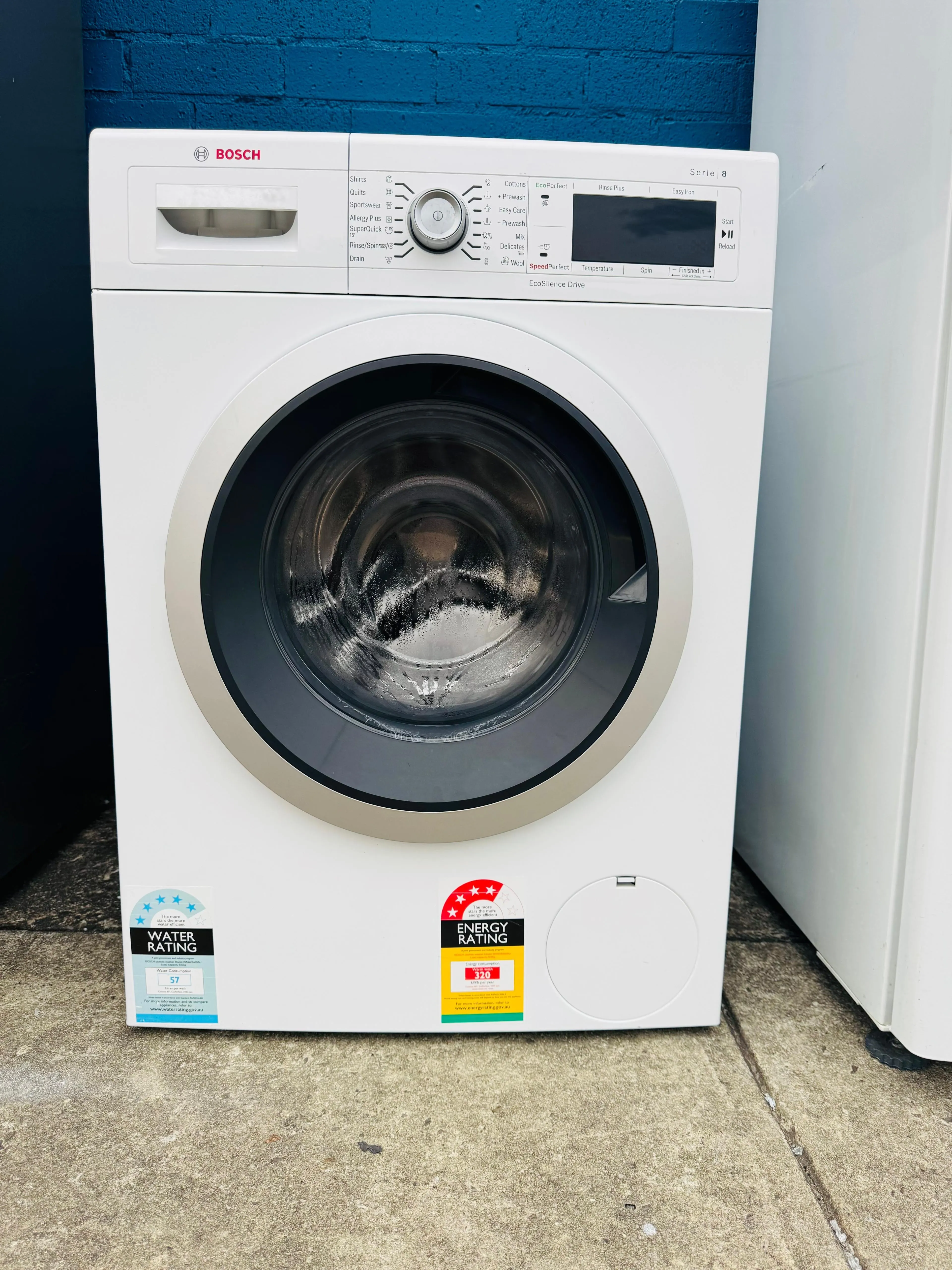 **BOSCH 8KGS FRONT LOADER WASHING MACHINE**