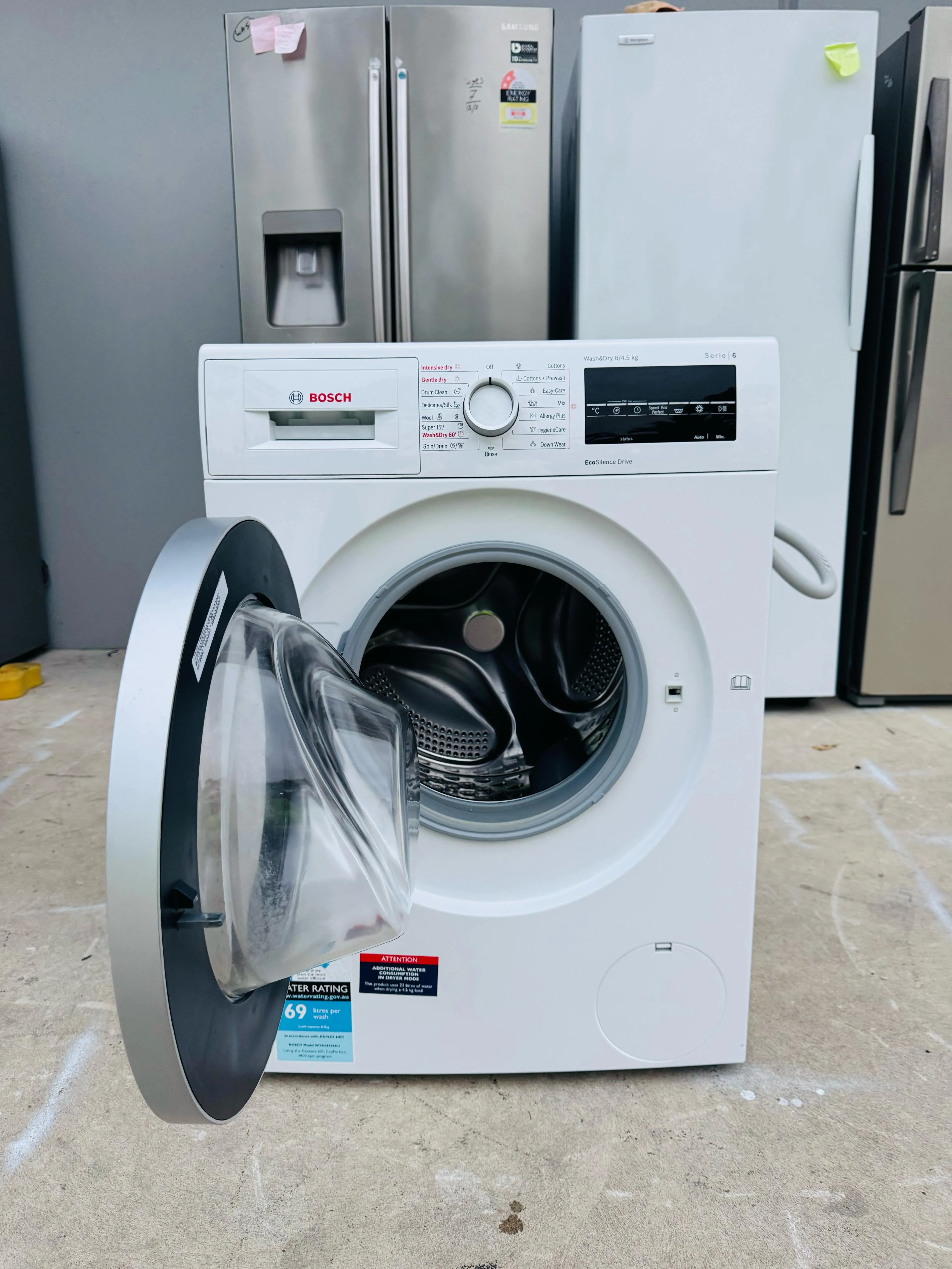 **BOSCH 8KGS FRONT LOADER WASHING MACHINE**