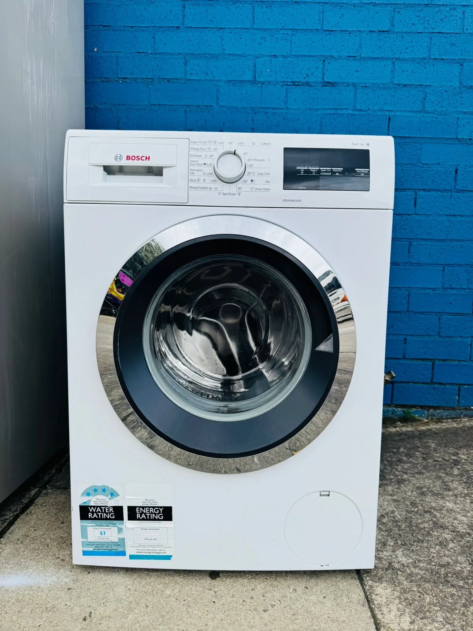 **BOSCH 8KGS FRONT LOADER WASHING MACHINE**