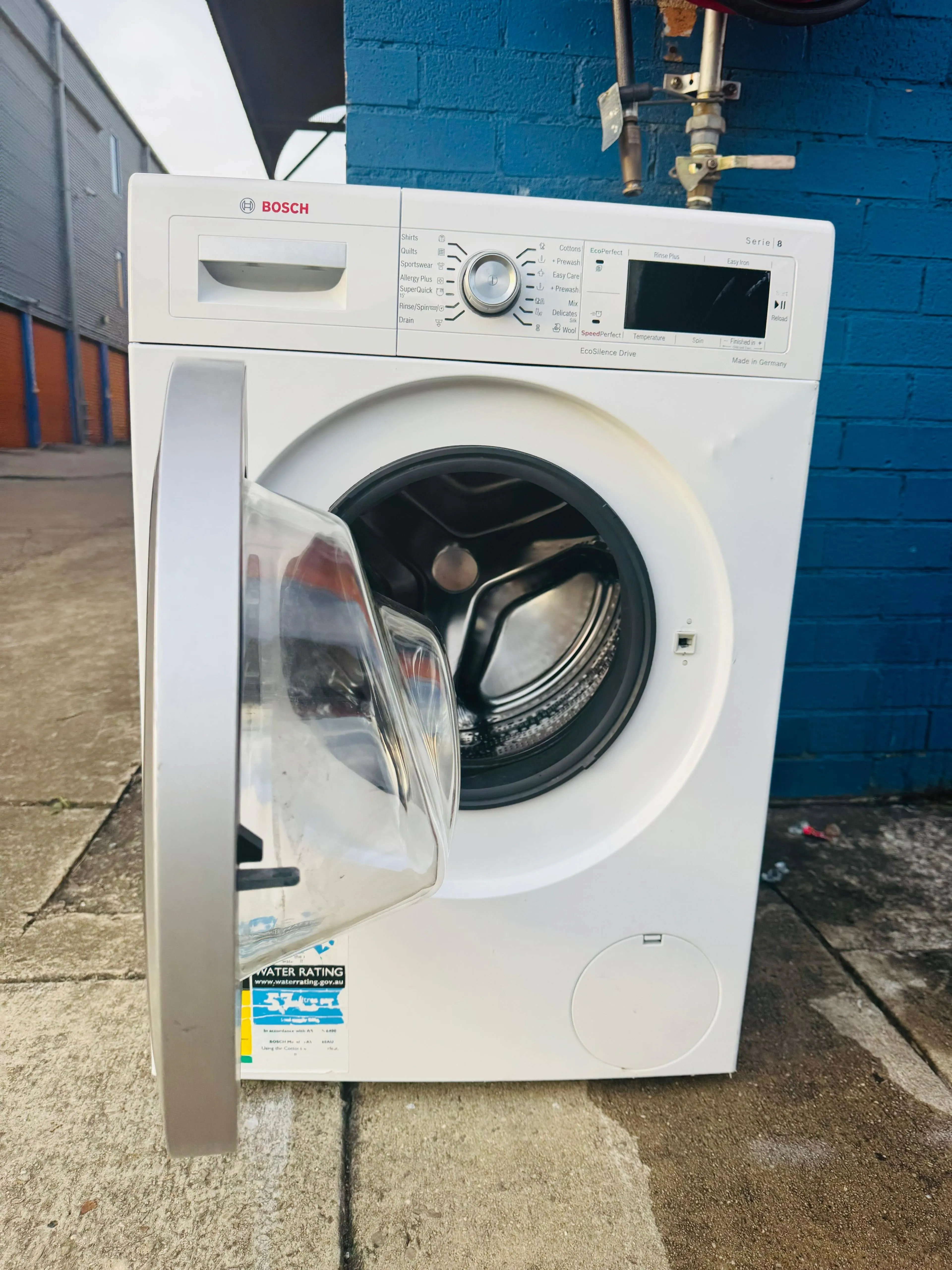 **BOSCH 8KGS FRONT LOADER WASHING MACHINE**