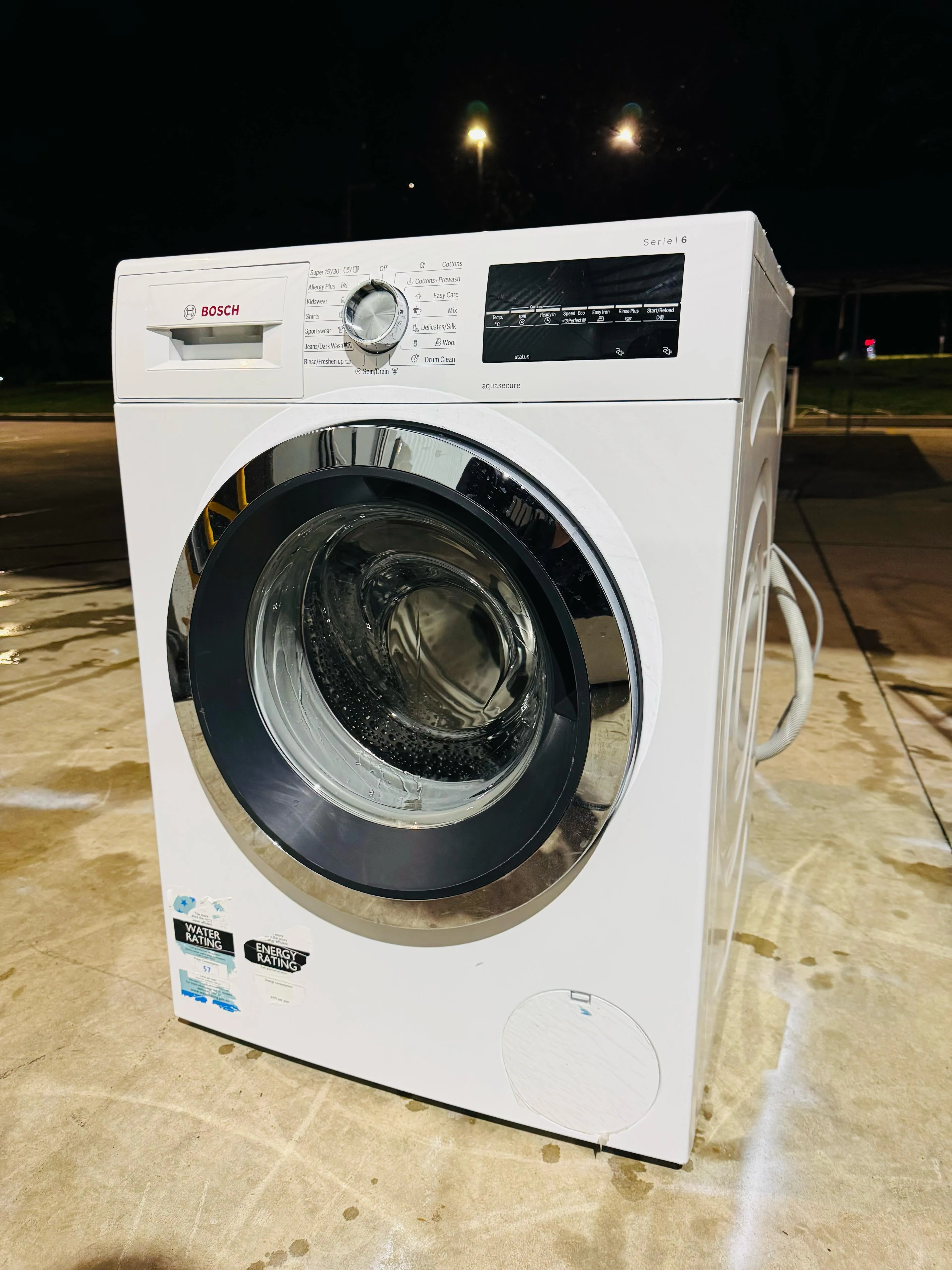 **BOSCH 8KGS FRONT LOADER WASHING MACHINE**
