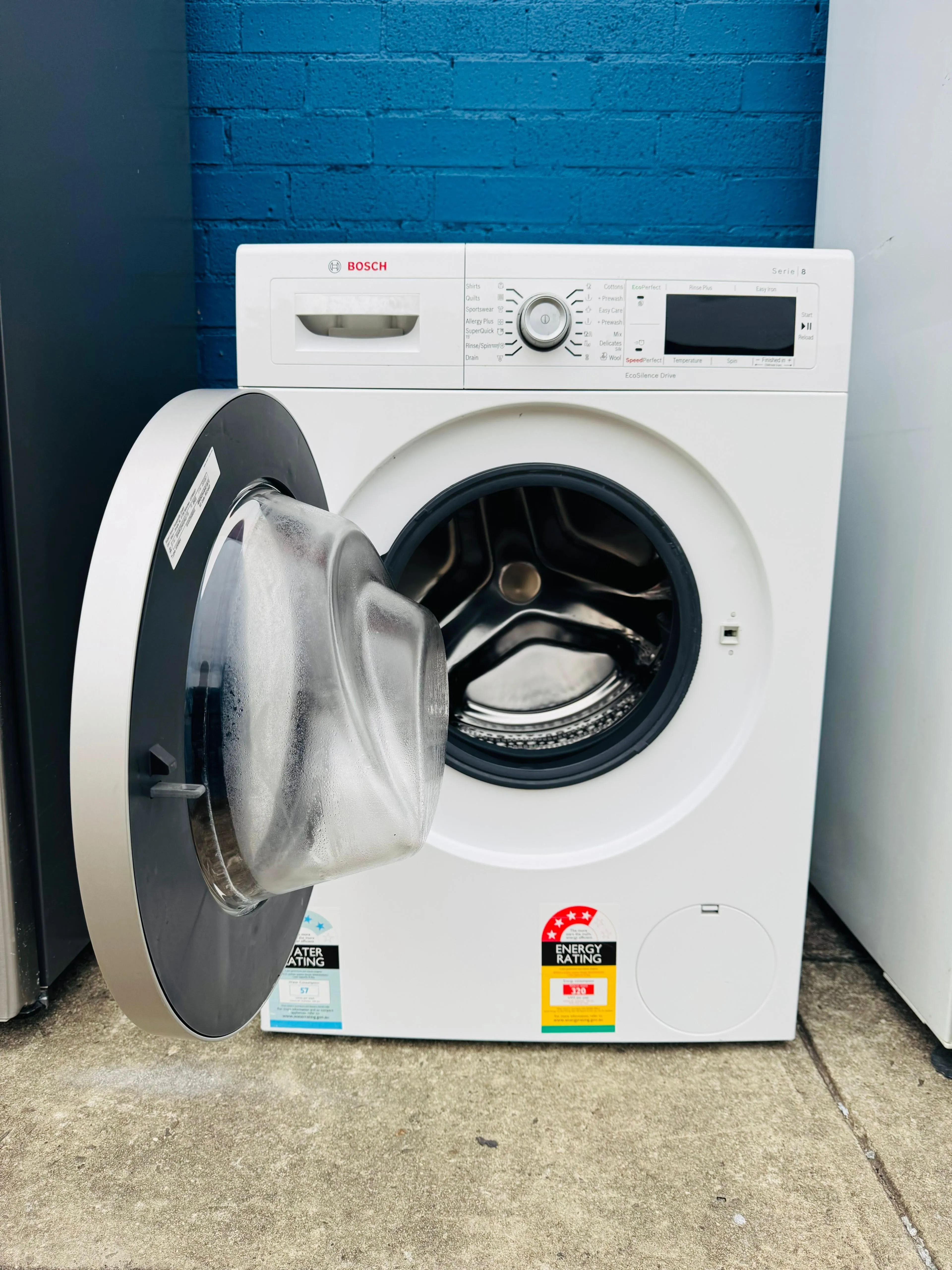 **BOSCH 8KGS FRONT LOADER WASHING MACHINE**