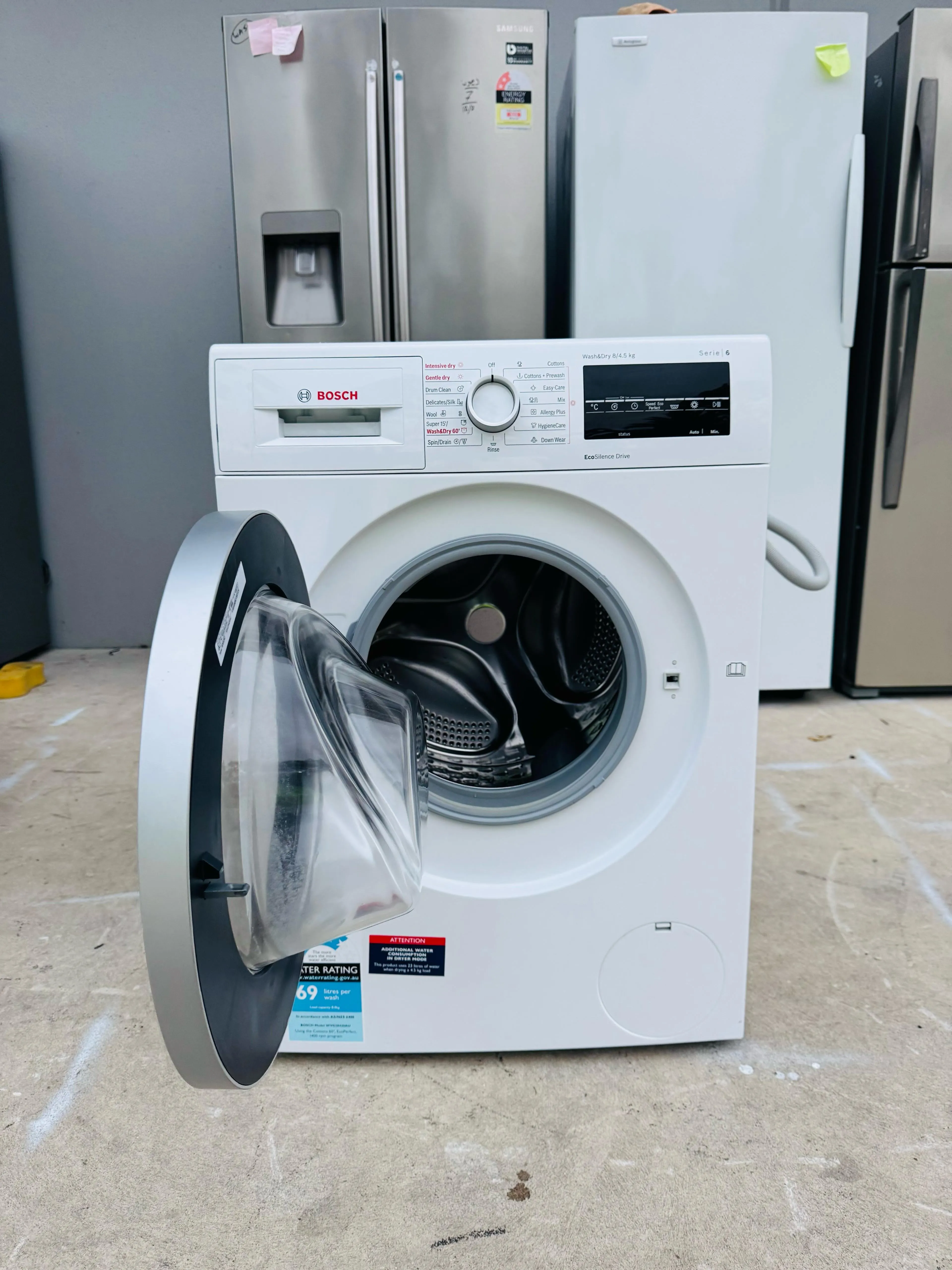 **BOSCH 8KGS FRONT LOADER WASHING MACHINE**
